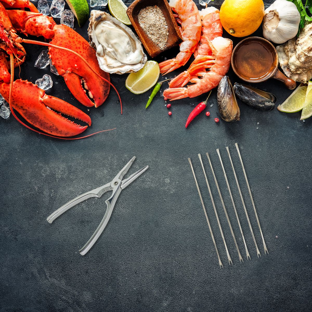 Ensemble de 2 ustensiles de cuisine pour crabes et homards Fackelmann Spécialités Culinaires - Image 2