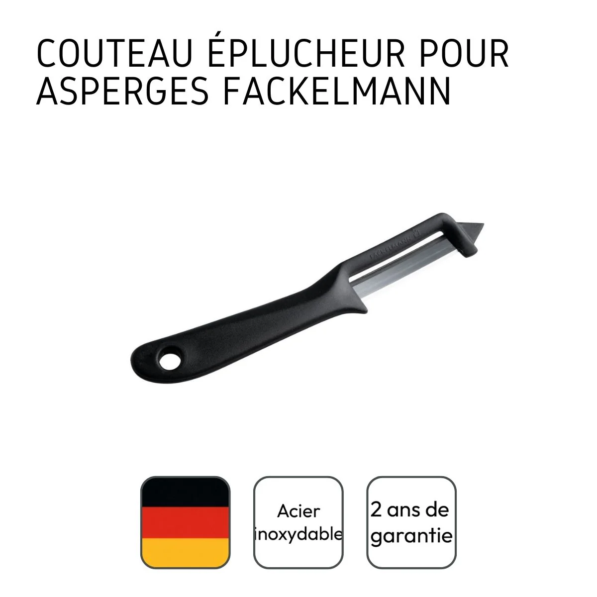 Eplucheur multifonction pour légumes18 cm Fackelmann Divers - Image 4