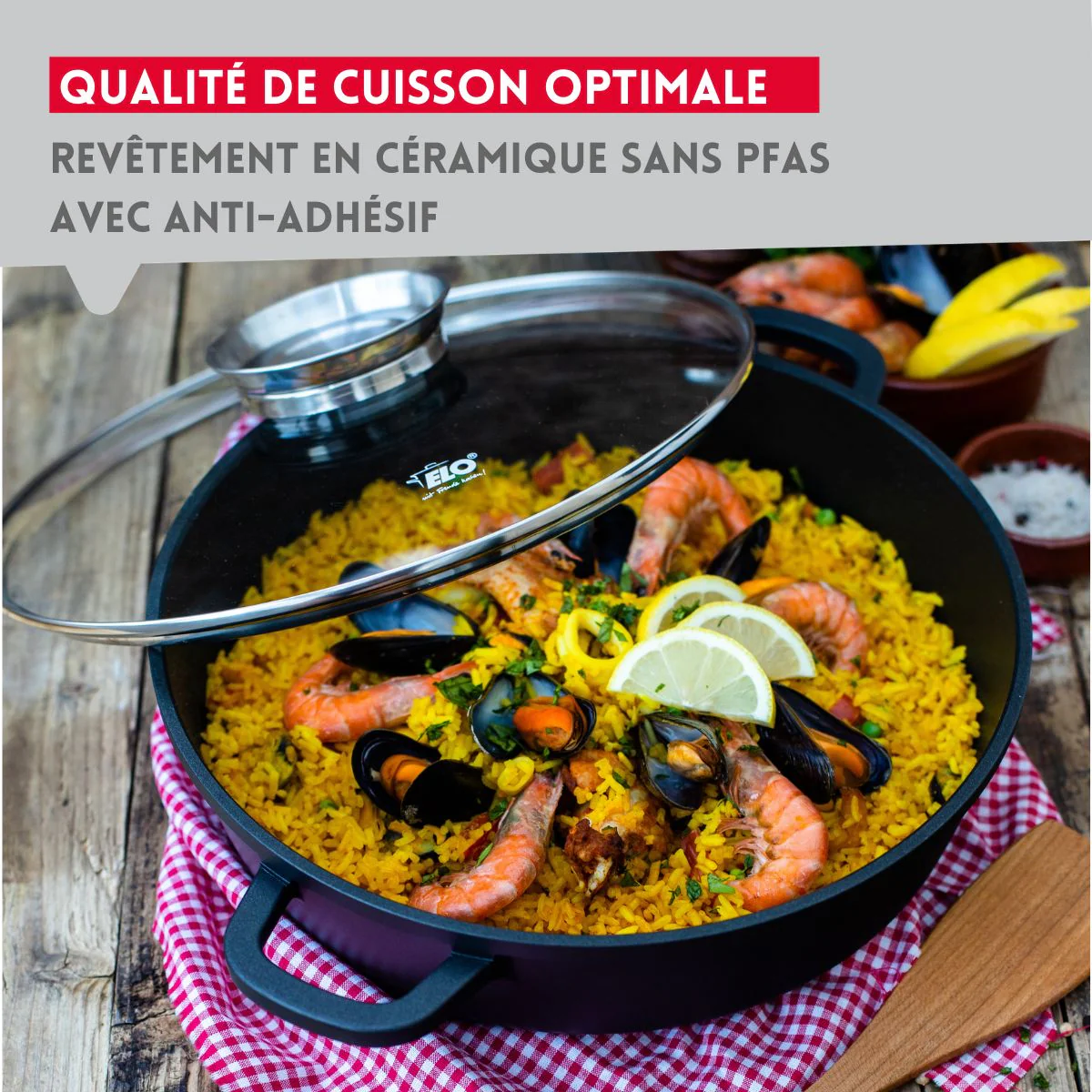 Faitout 16 cm sans PFAS Elo Alucast - Image 2