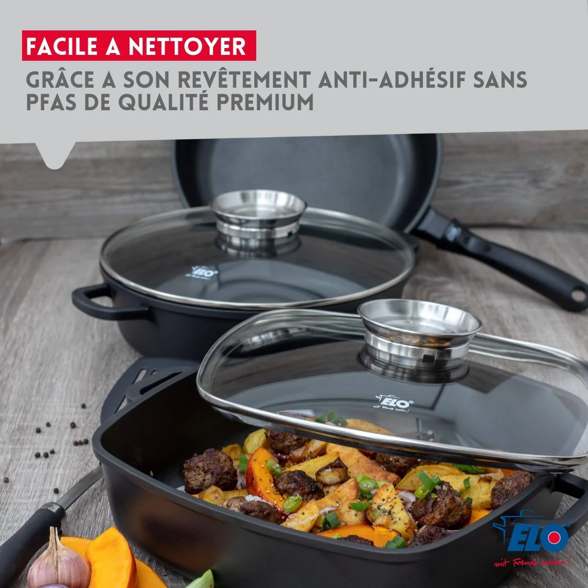 Faitout 16 cm sans PFAS Elo Alucast - Image 6