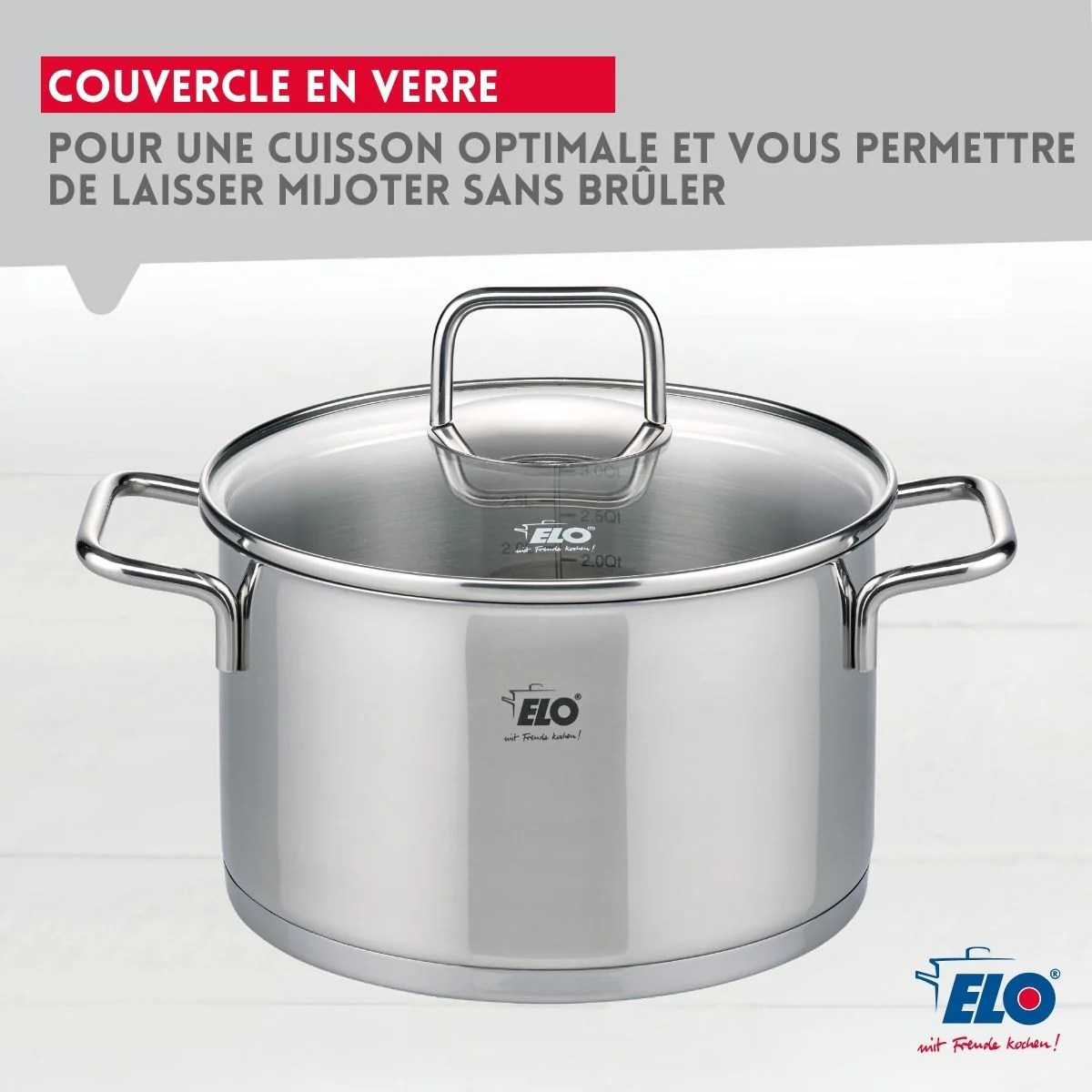 Faitout en inox 14 cm de 1,2 litres Elo Citrin - Image 5