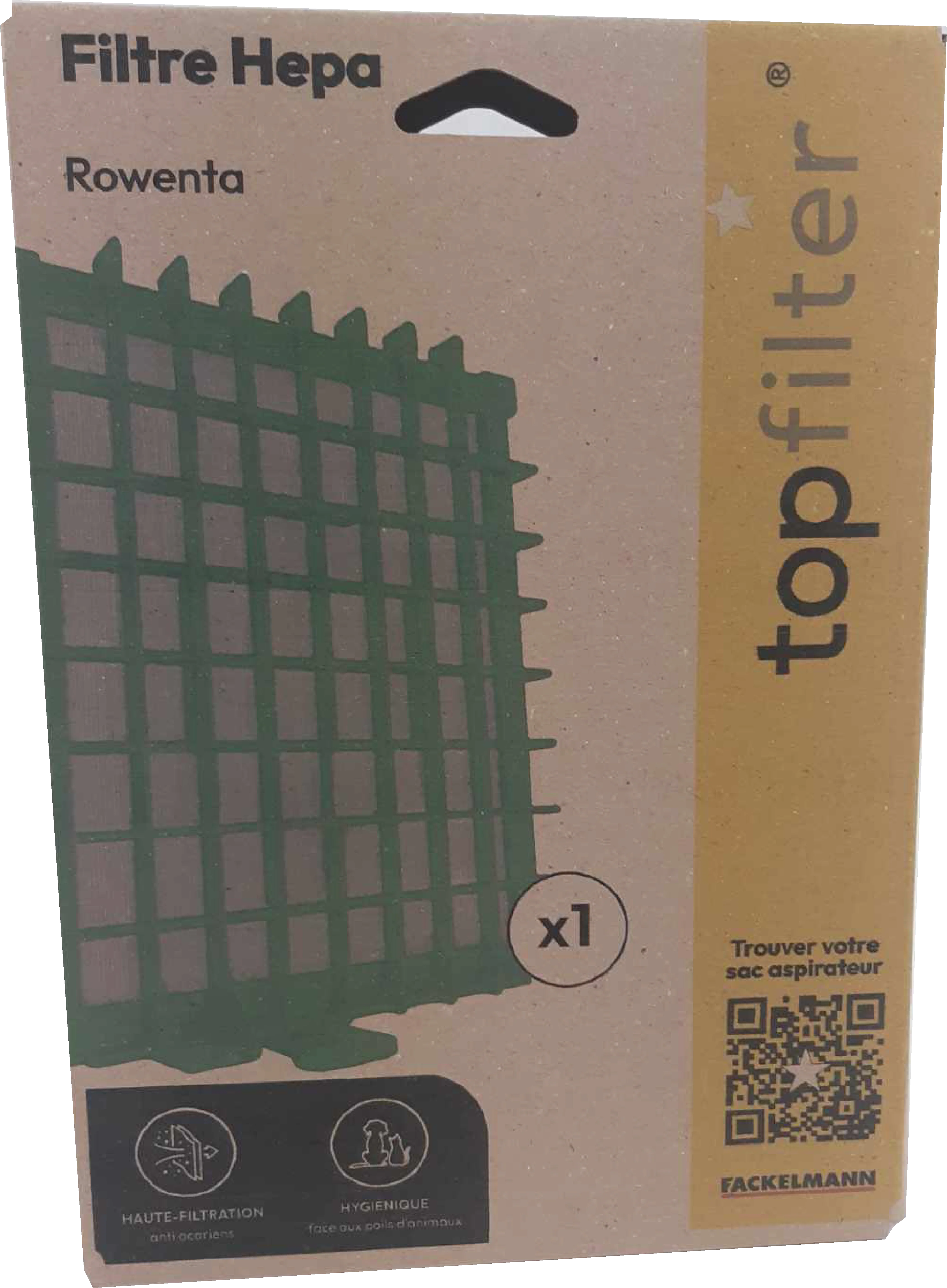 Filtre Hepa pour aspirateur Rowenta Silence Force TopFilter - Image 2