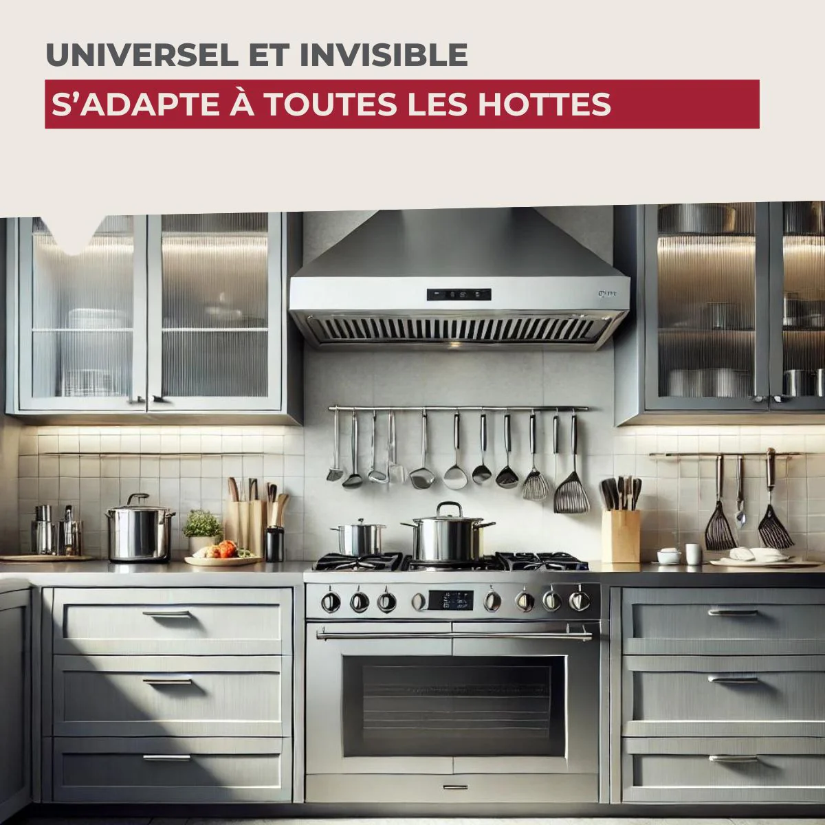 Filtre hotte Fackelmann 47 x 57 cm Accessoires hotte et friture - Image 4
