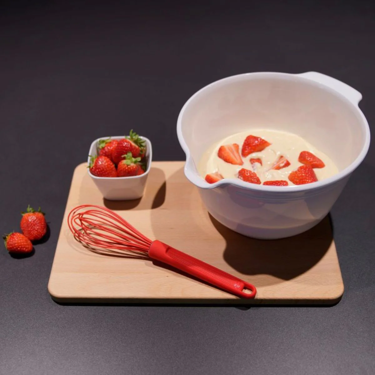 Fouet de cuisine et pâtisserie en silicone 26 cm Dr. Oetker Flexxibel Love - Image 2
