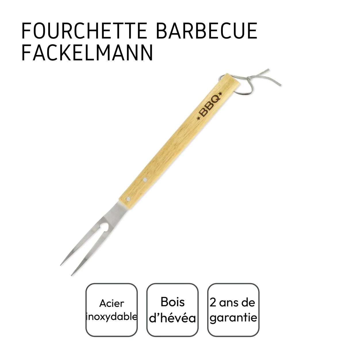 Fourchette à barbecue 42 cm Fackelmann BBQ Edition - Image 4