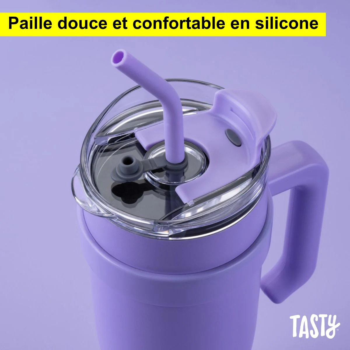 Gobelet isotherme 1200 ml lilas Tasty - Image 5