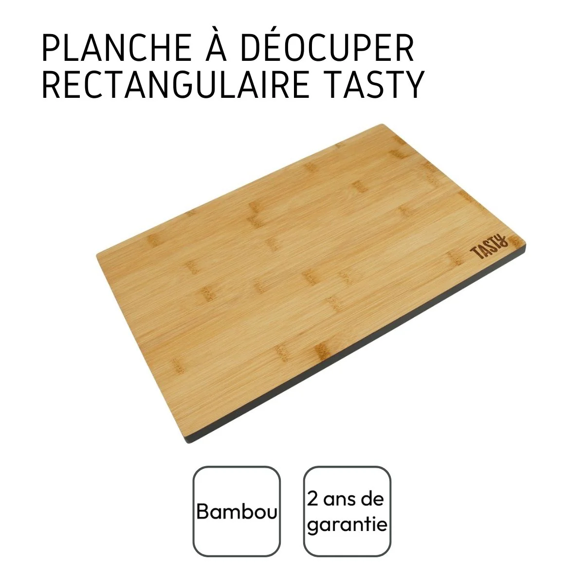 Grande planche à découper en bambou 35,5 x 25 cm Tasty Core - Image 4