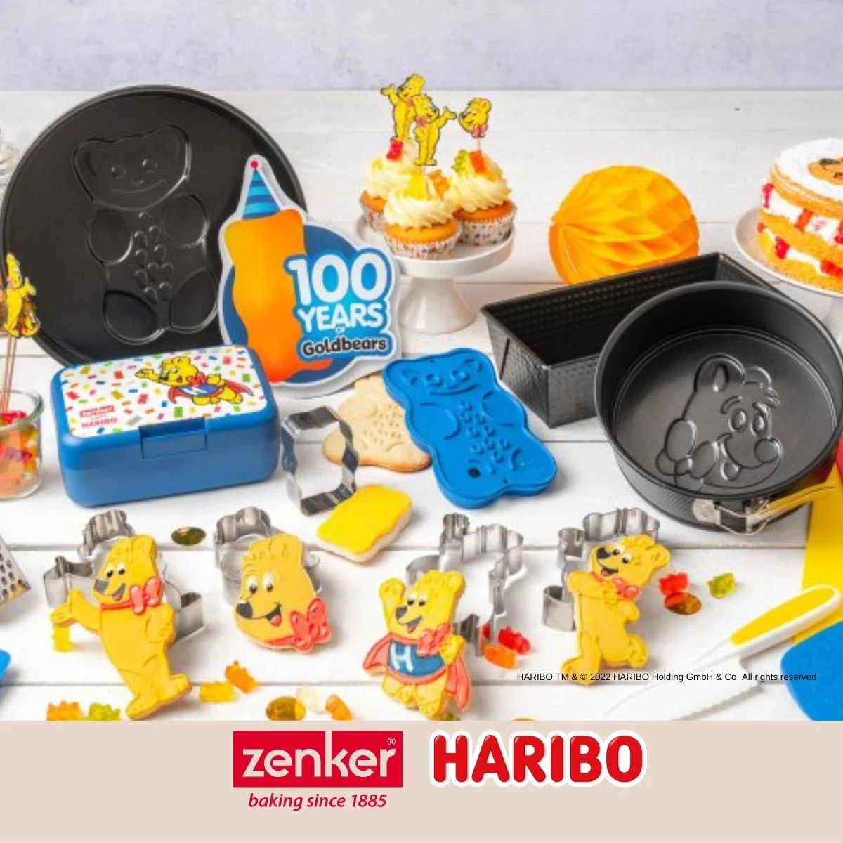 Lot de 50 moules à muffins en papier 6 cm Zenker Haribo - Image 8