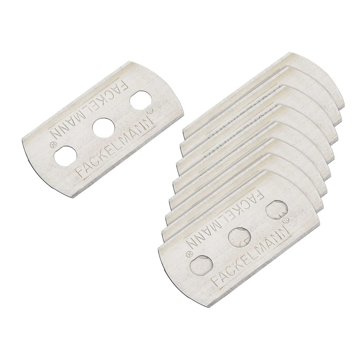 Lot de 10 lames de rechange pour racloir à plancha Fackelmann - Image 3