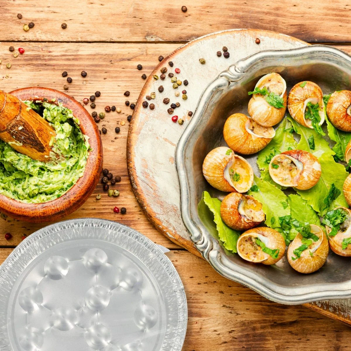 Lot de 10 plats à escargots en aluminium 17,5 cm Fackelmann - Image 2