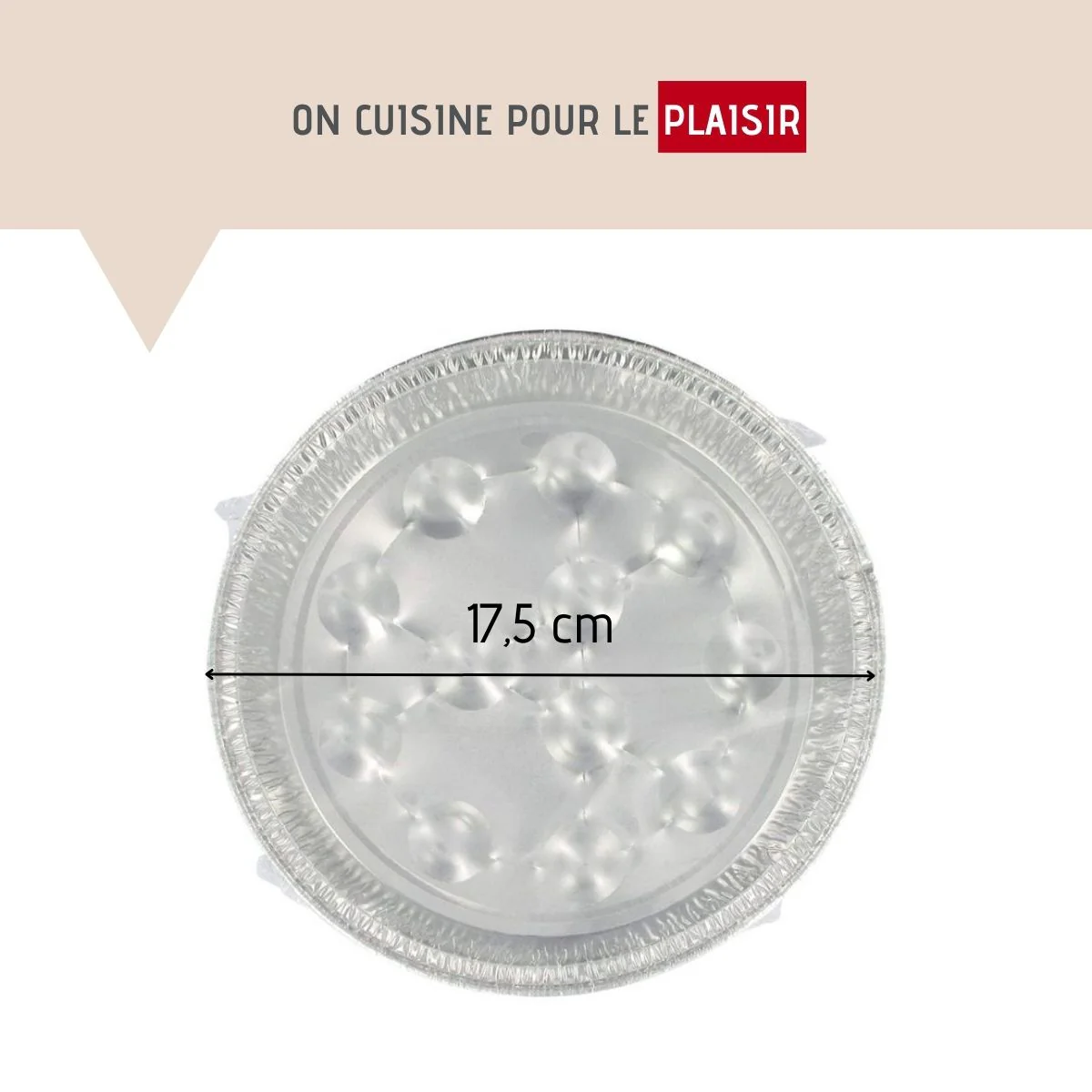 Lot de 10 plats à escargots en aluminium 17,5 cm Fackelmann - Image 4