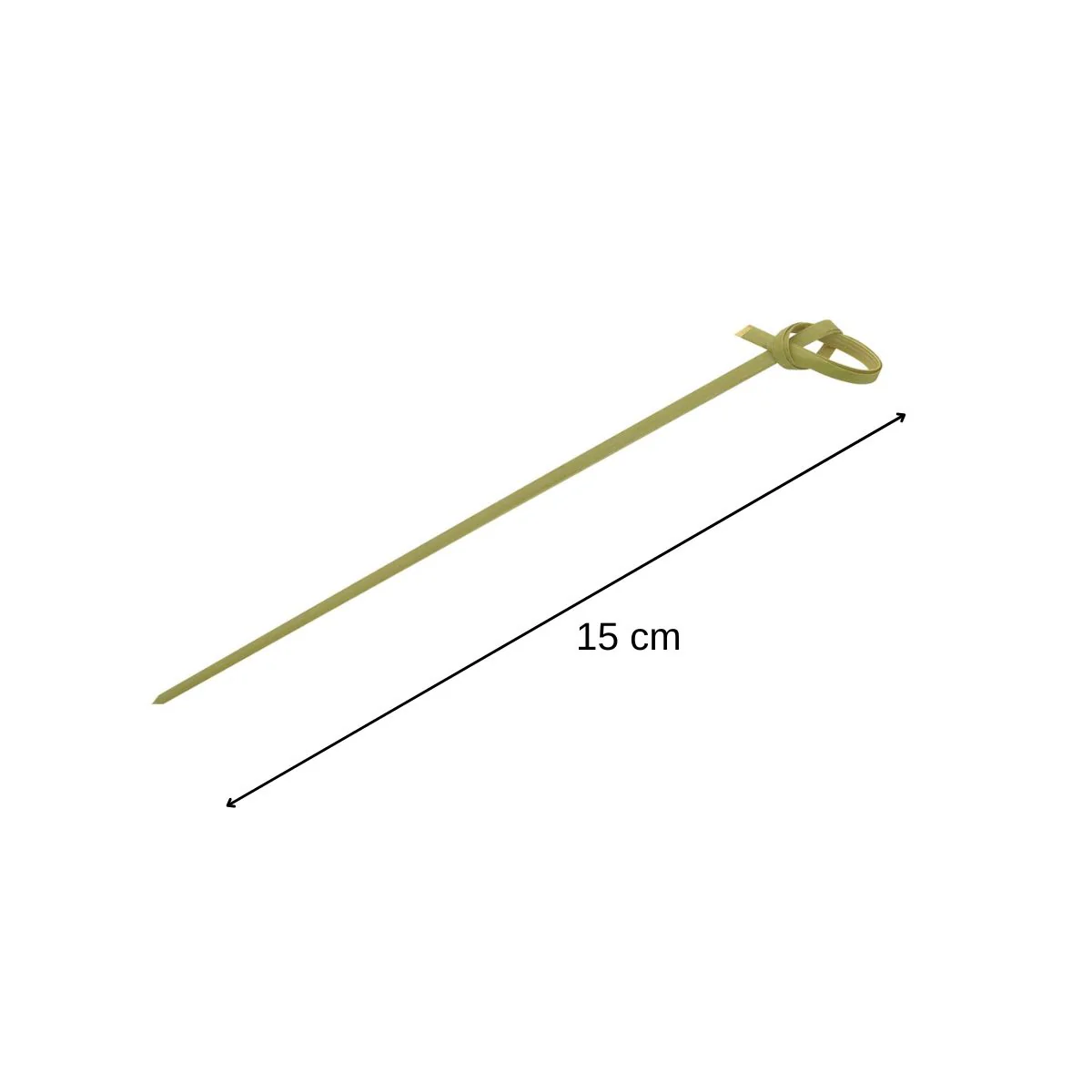 Lot de 100 pics à brochettes en bambou de 15 cm Fackelmann Wood Edition - Image 3