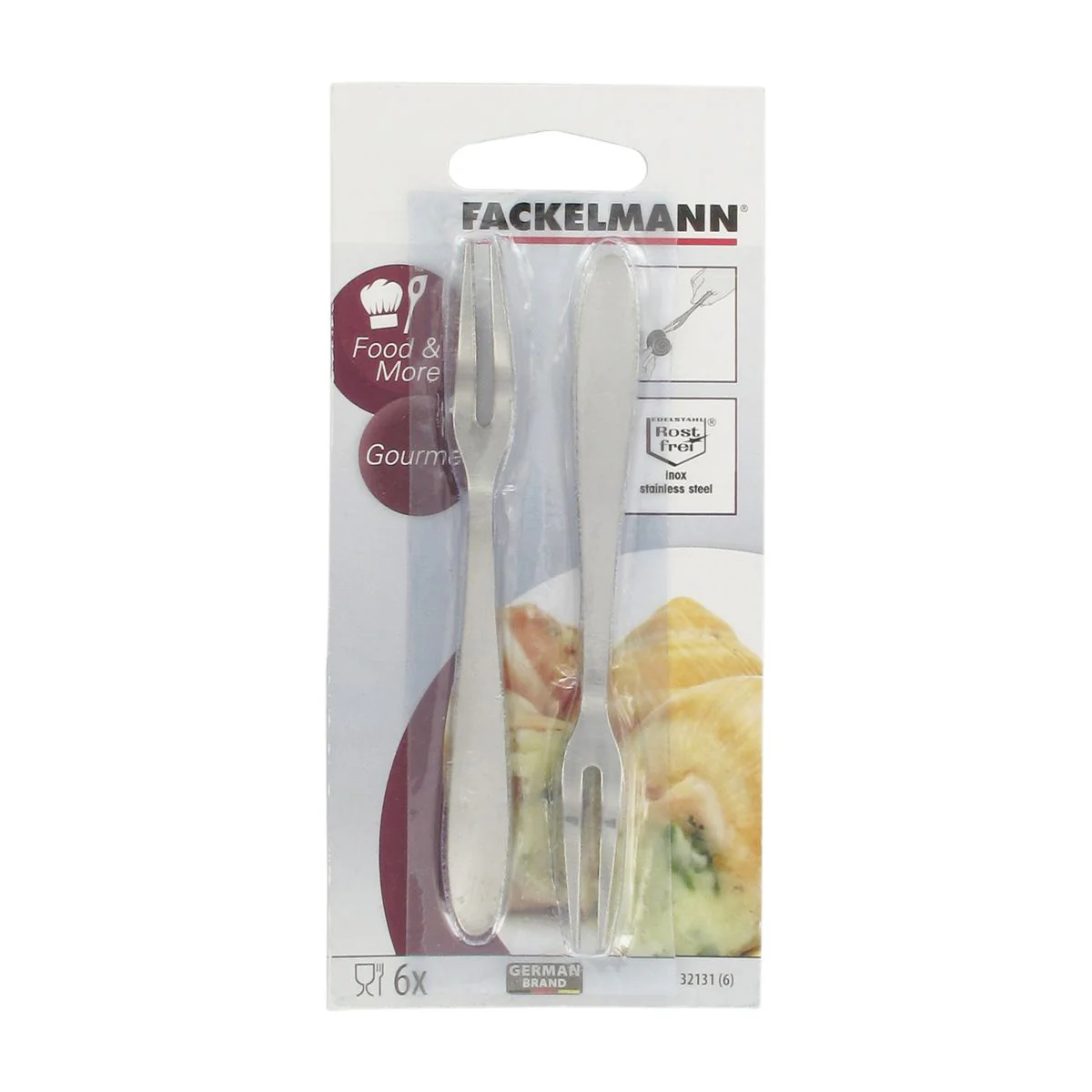 Lot de 12 fourchettes à escargots 12,5 cm Fackelmann - Image 4