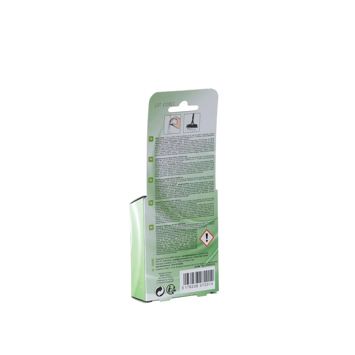 Lot de 16 sachets de parfum pour aspirateur odeur menthe/eucalyptus TopFilter - Image 4