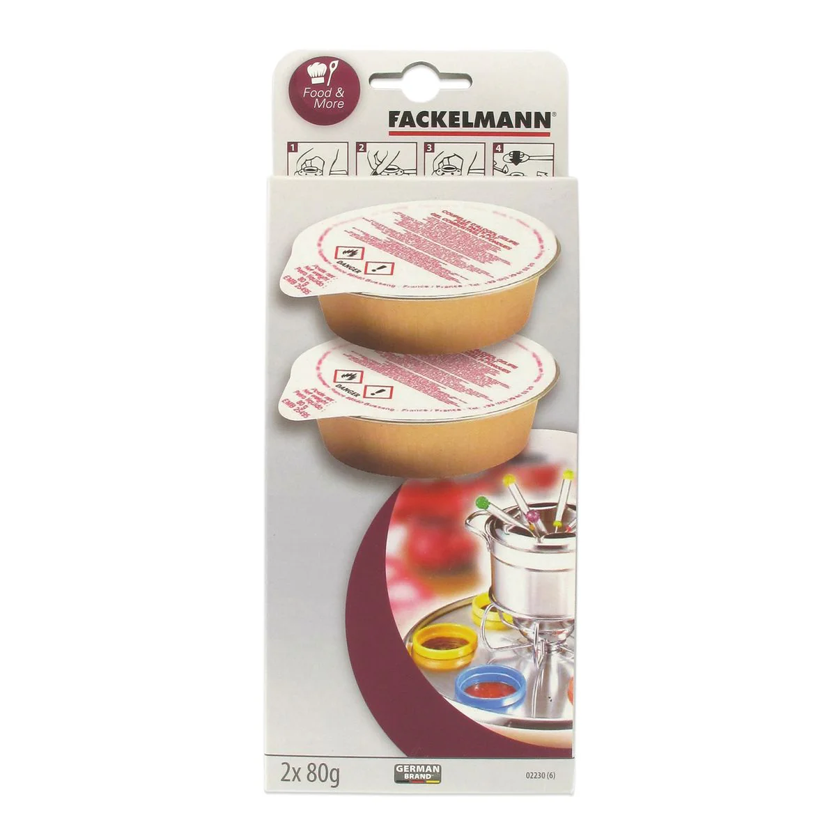 Lot de 2 coupelles d'alcool gélifié Fackelmann - Image 5