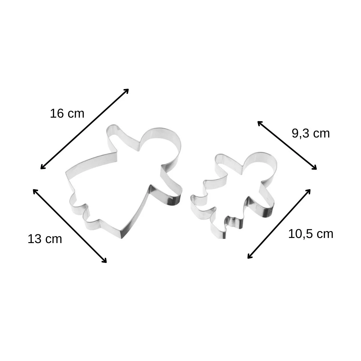 Lot de 2 emporte-pièces bonhomme en pain d'épices forme aléatoire Zenker Emporte-pièces - Image 3