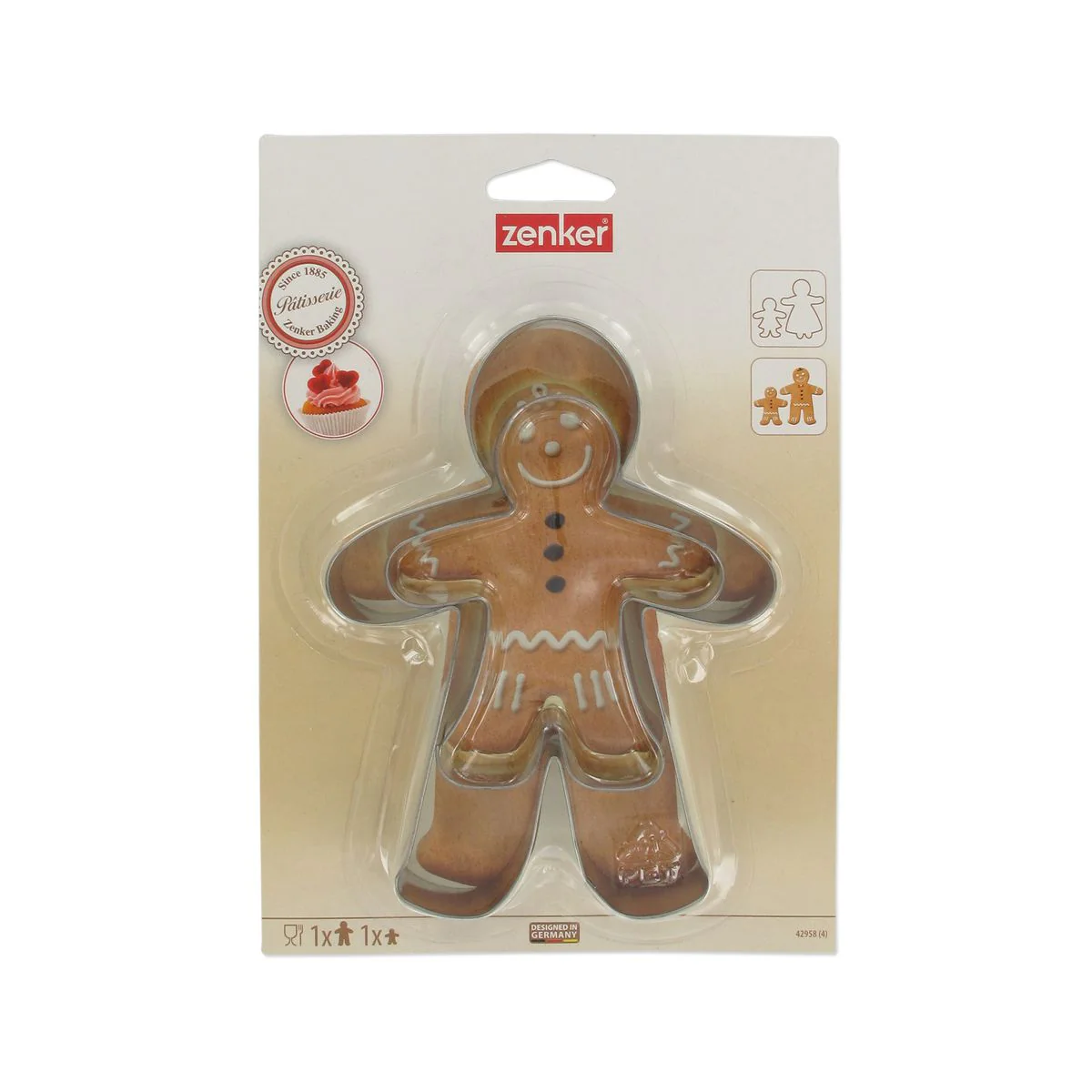 Lot de 2 emporte-pièces bonhomme en pain d'épices forme aléatoire Zenker Emporte-pièces - Image 8