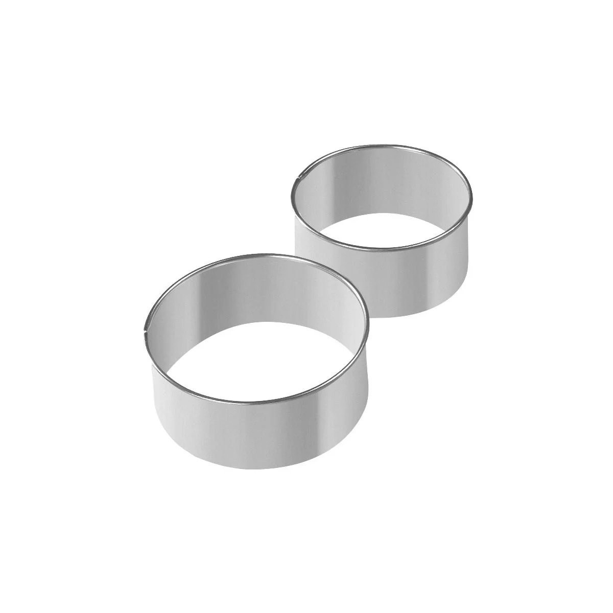 Lot de 2 emporte-pièces ronds pour beignet Zenker Emporte-pièces