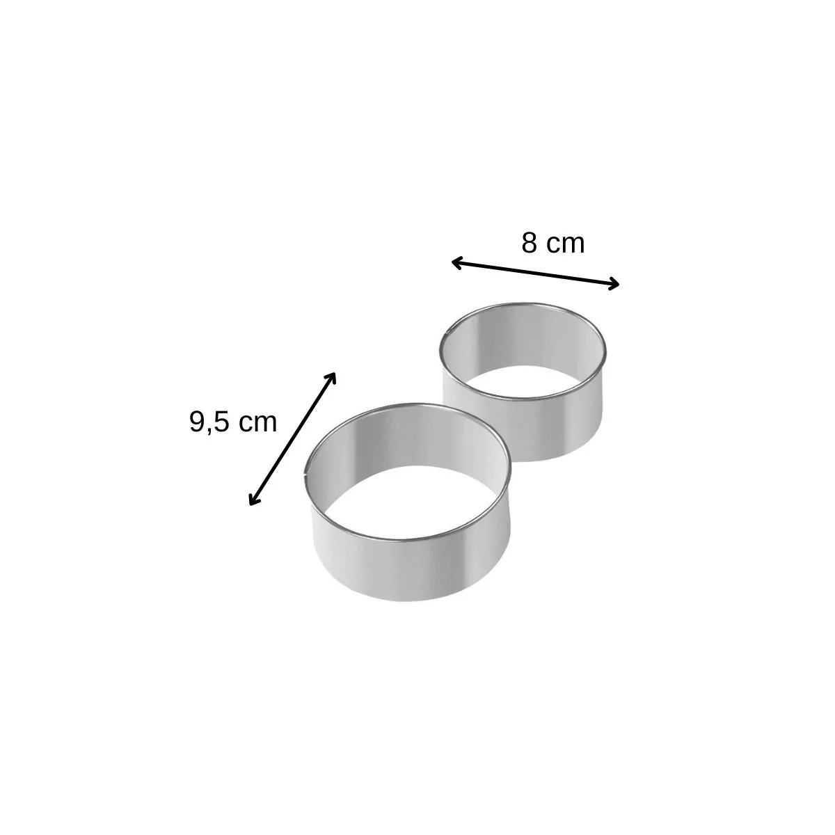 Lot de 2 emporte-pièces ronds pour beignet Zenker Emporte-pièces - Image 3
