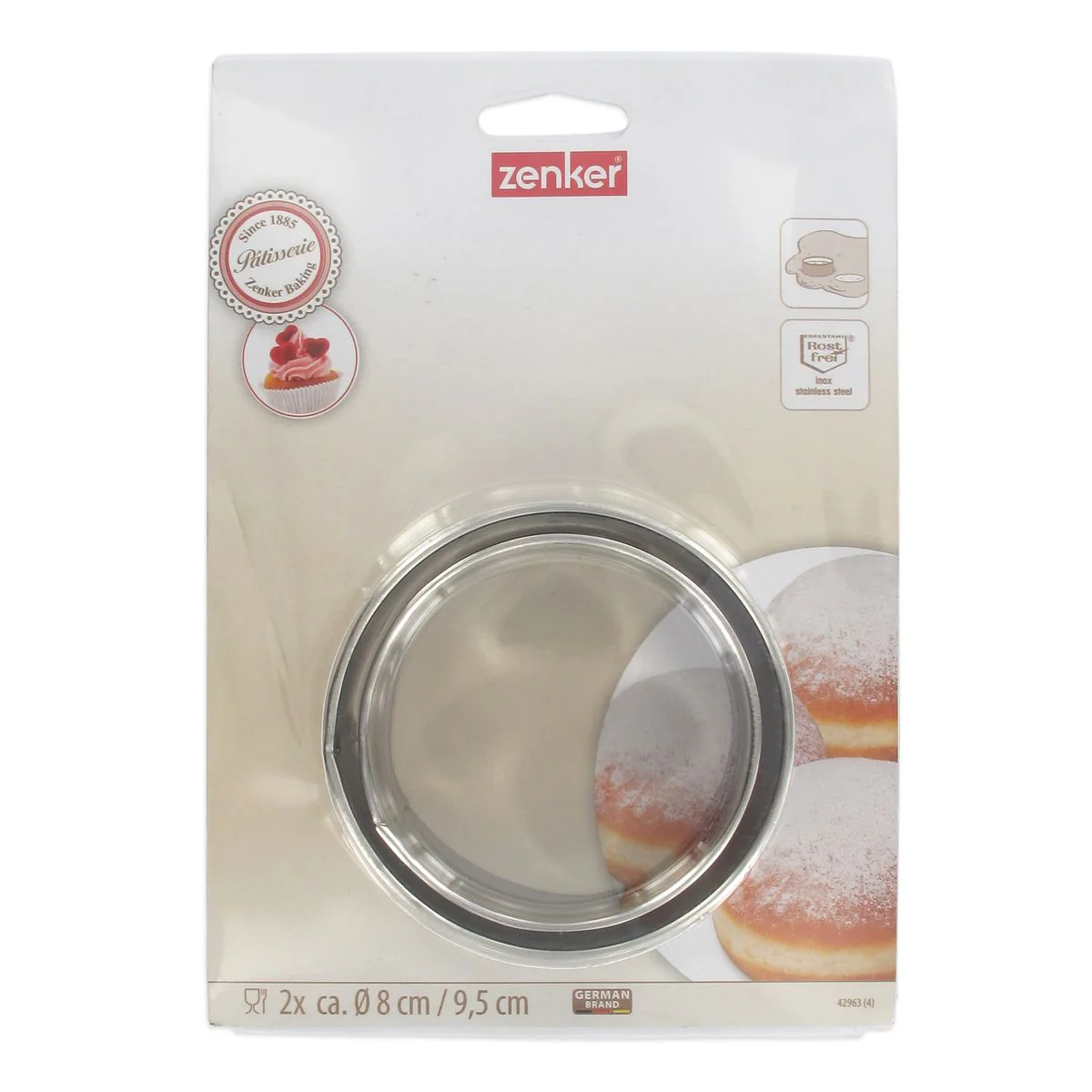 Lot de 2 emporte-pièces ronds pour beignet Zenker Emporte-pièces - Image 5