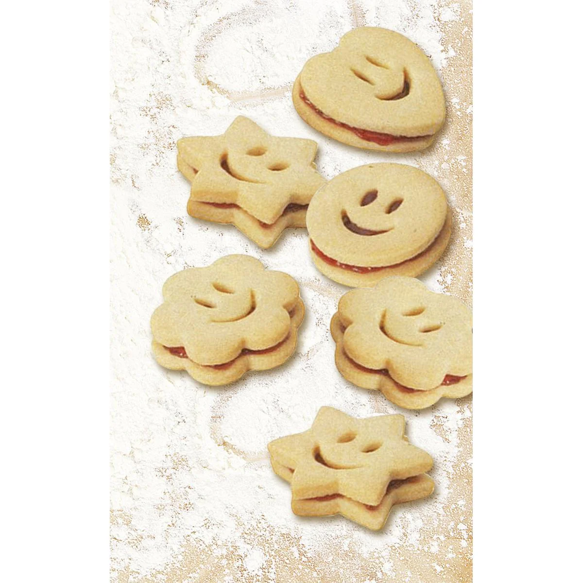 Lot de 2 emporte-pièces smiley forme aléatoire Zenker Emporte-pièces - Image 2