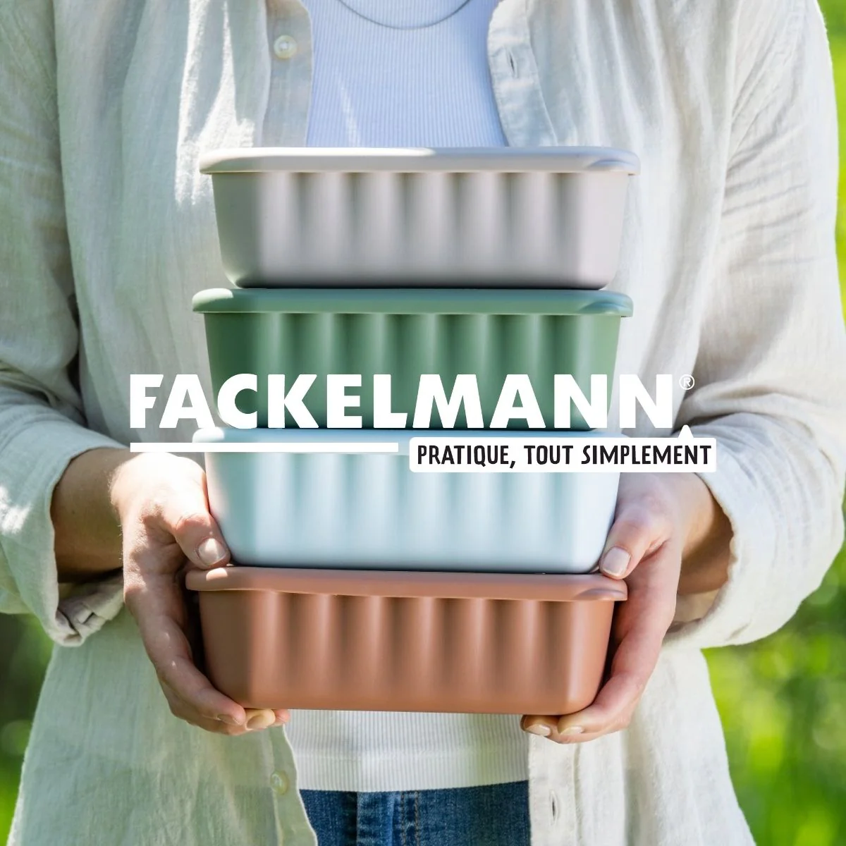 Lot de 2 lunch box 1L avec 3 boîtes à sauce Fackelmann Storage - Image 9