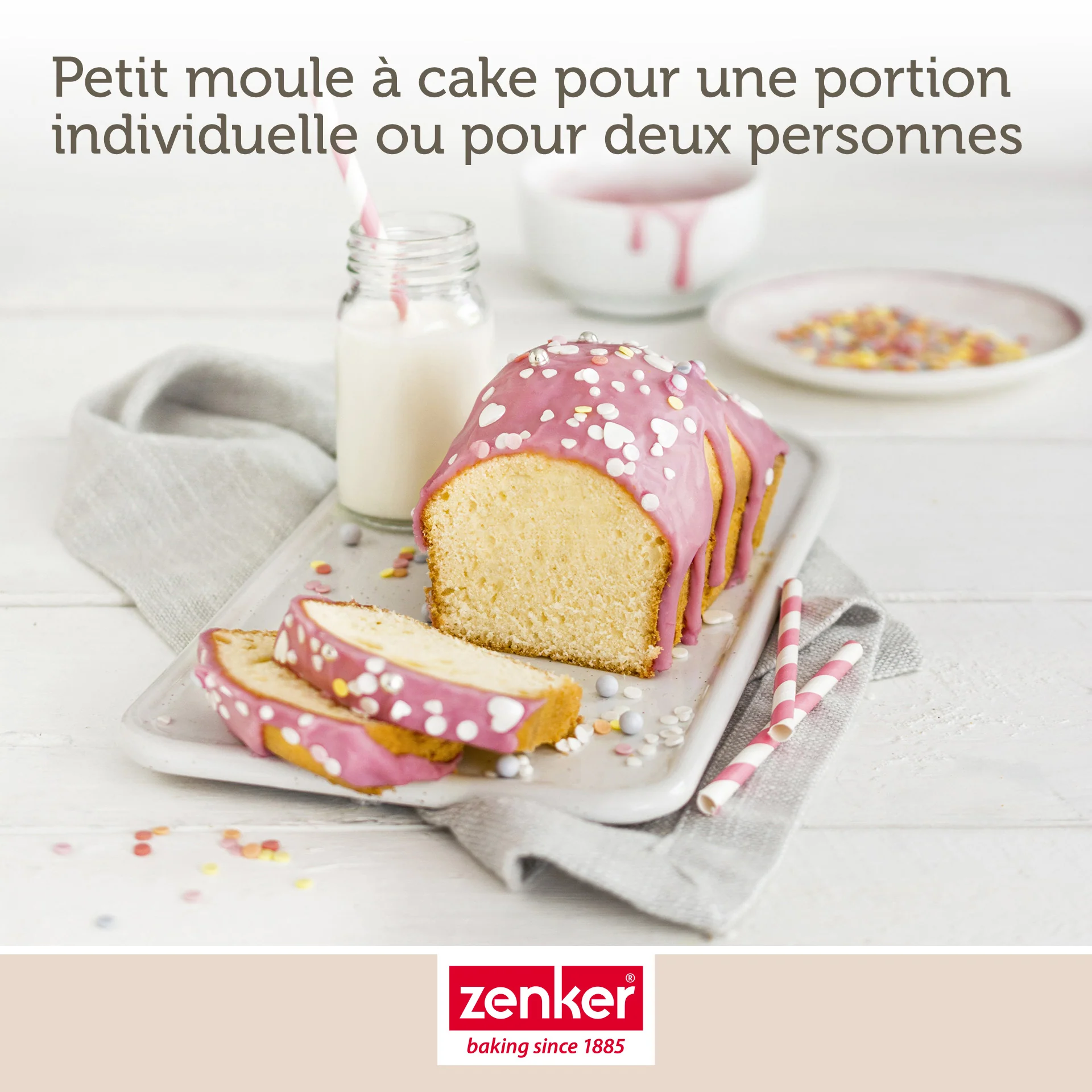 Lot de 2 mini moules à cakes 20 cm Zenker Special Mini - Image 4