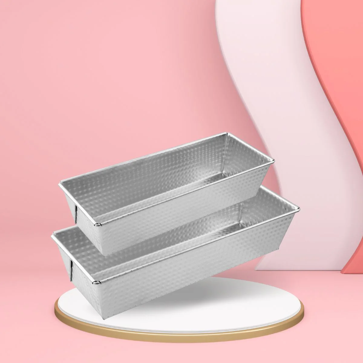 Lot de 2 moules à cakes 25,5 x 11,2 cm et 30 x 11,5 cm Zenker Silver - Image 5