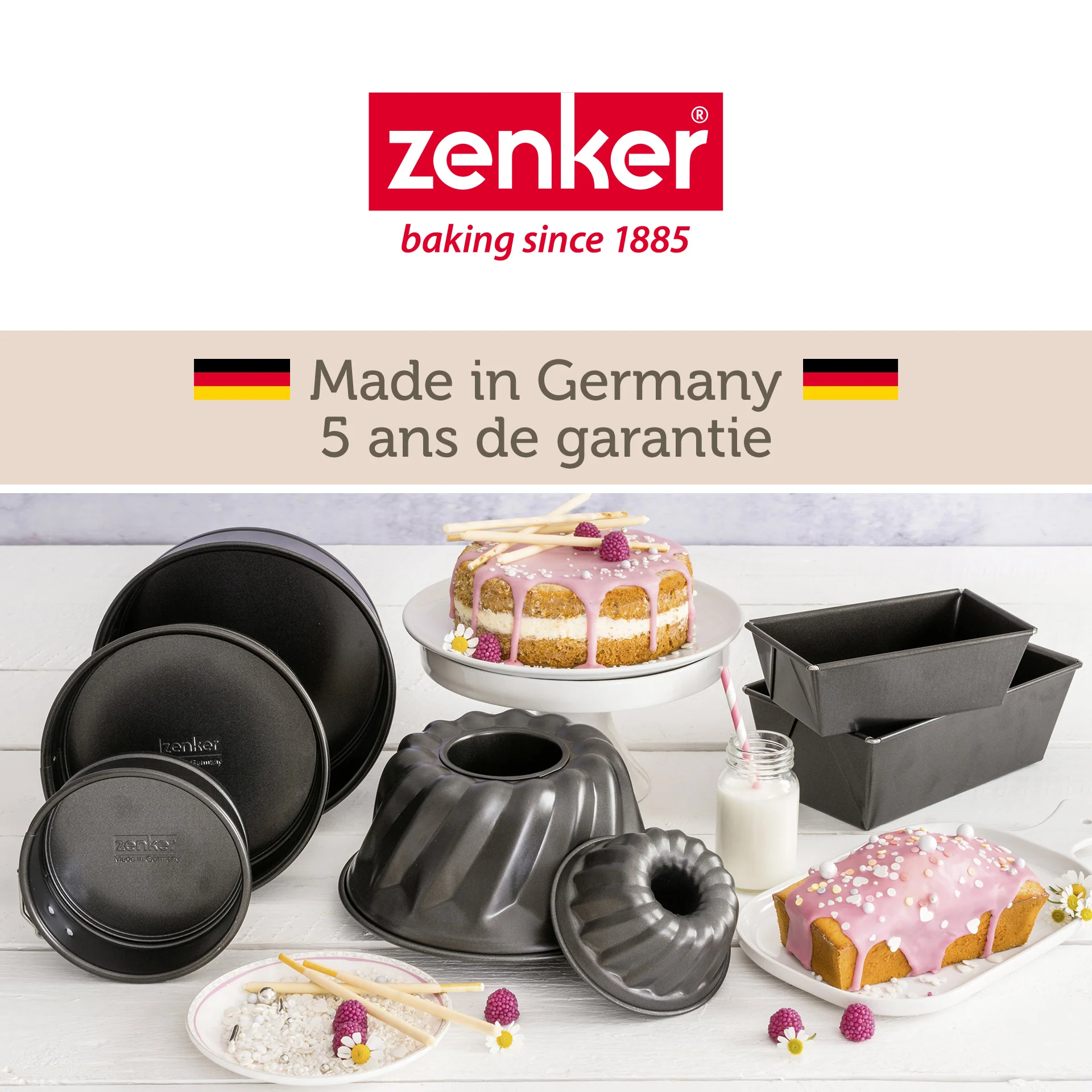 Lot de 2 moules à manqué à charnière 16 cm Zenker Spécial Mini - Image 7