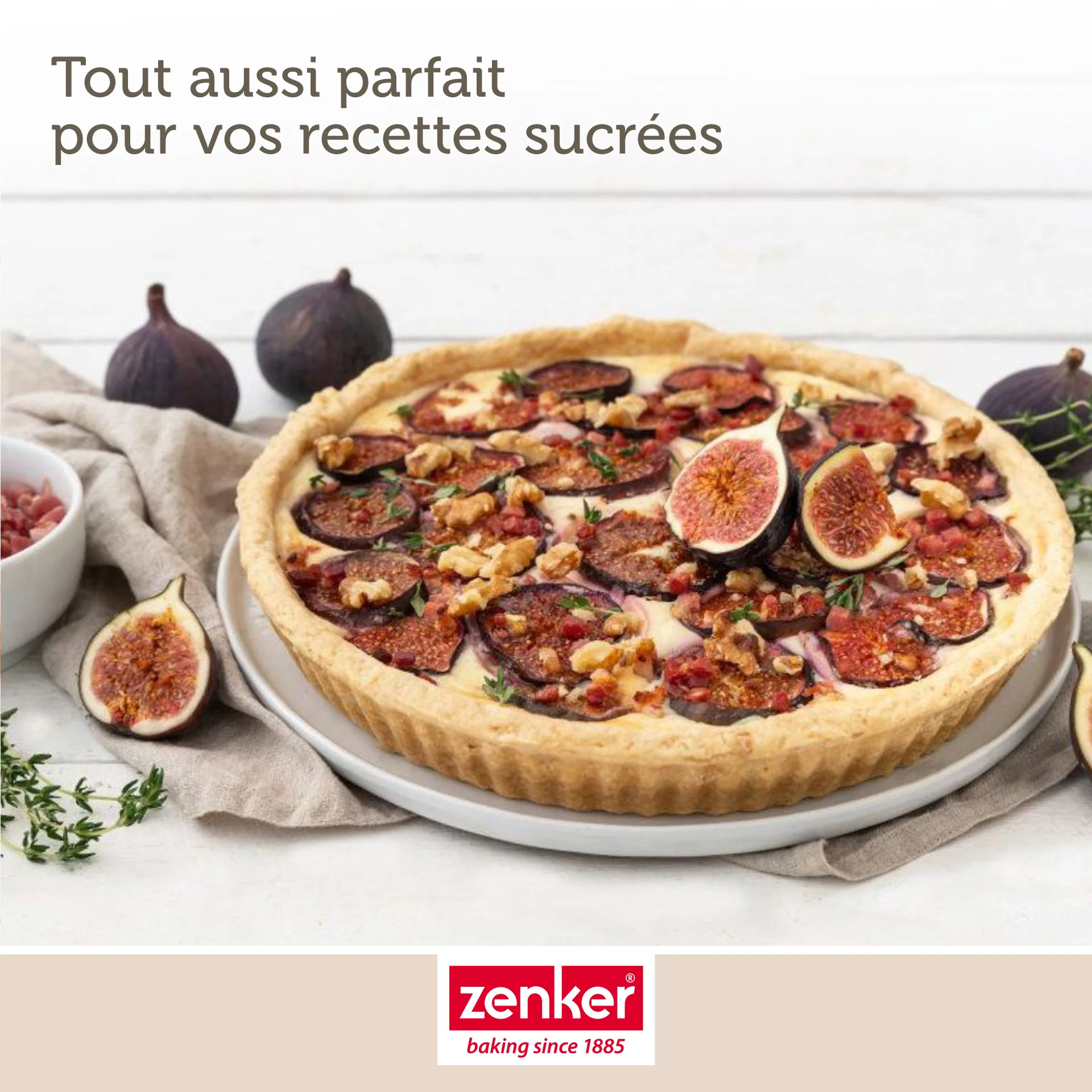Lot de 2 moules à quiche lorraine 28 cm Zenker Spécial Countries - Image 5