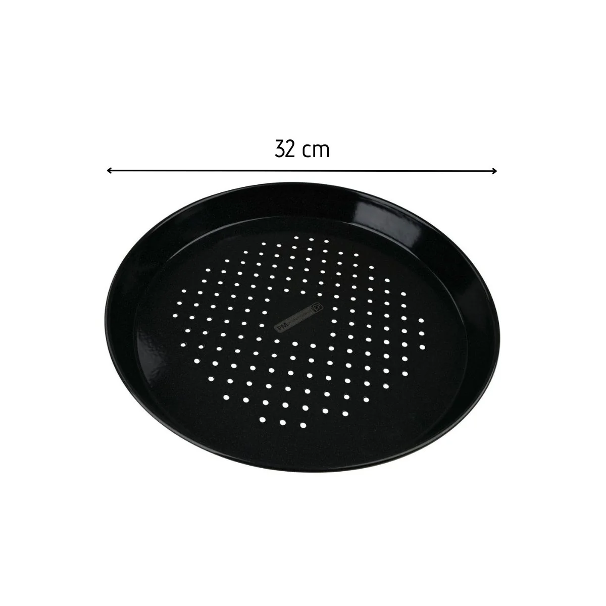 Lot de 2 plaques à pizza perforées rondes, four et barbecue 32 cm FM Professional Barbecue - Image 3
