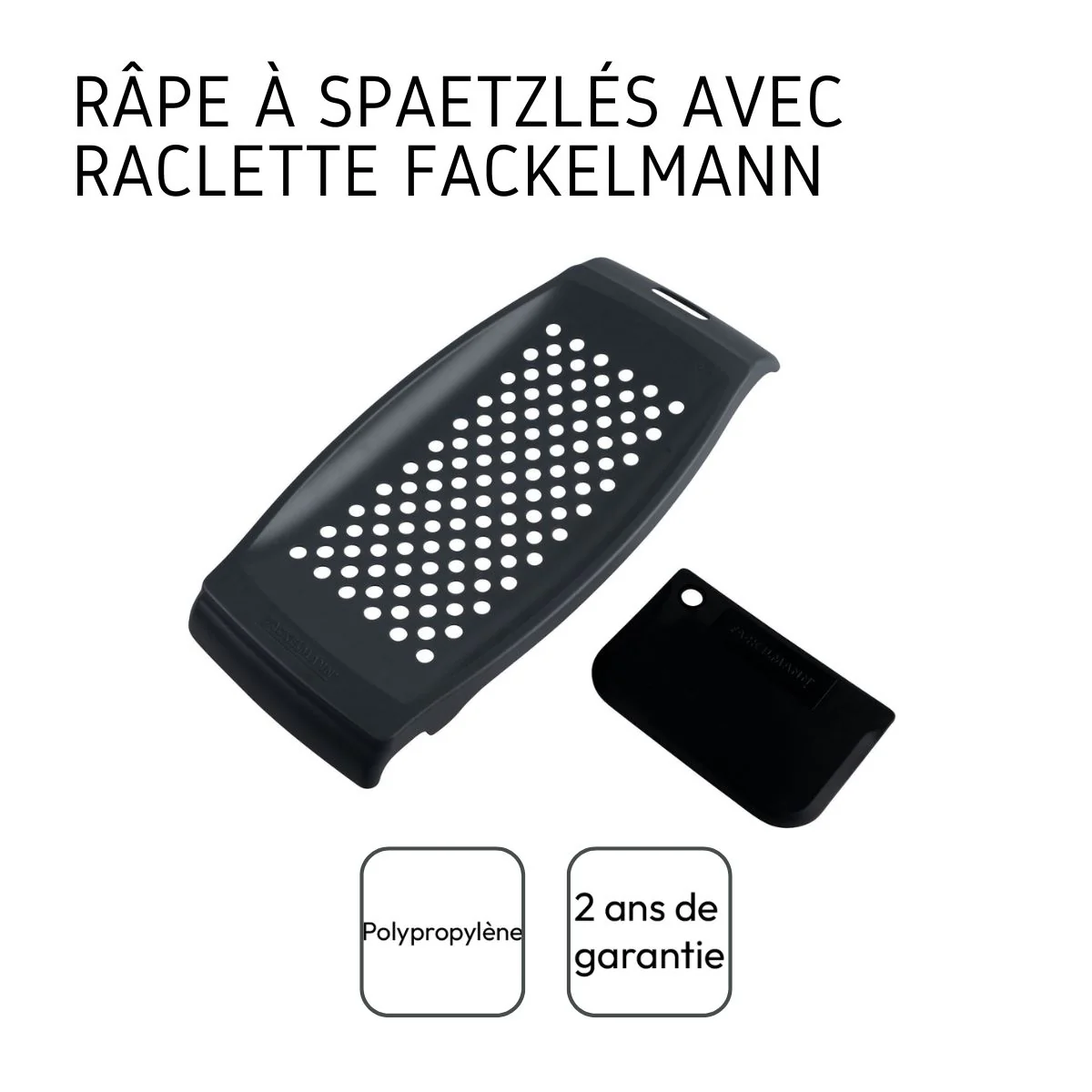 Lot de 2 râpes pour spaetzles maison 32 cmFackelmann - Image 4