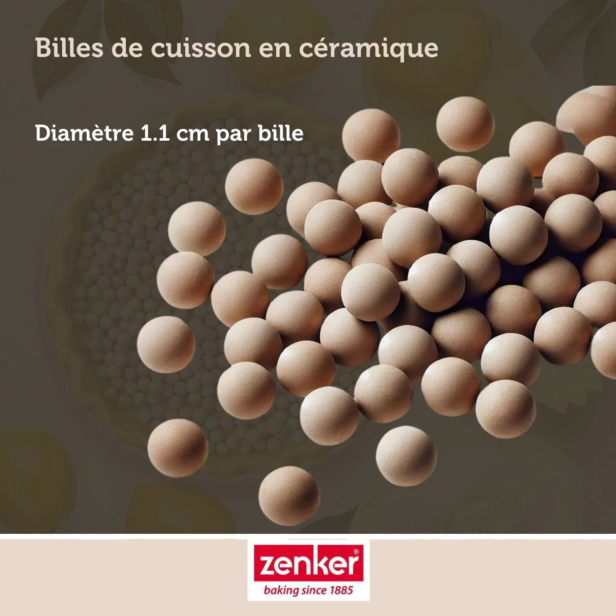 Lot de 2 seaux de billes de cuisson pour pâte sablée, pot de 600 grammes Zenker Smart Pastry - Image 4