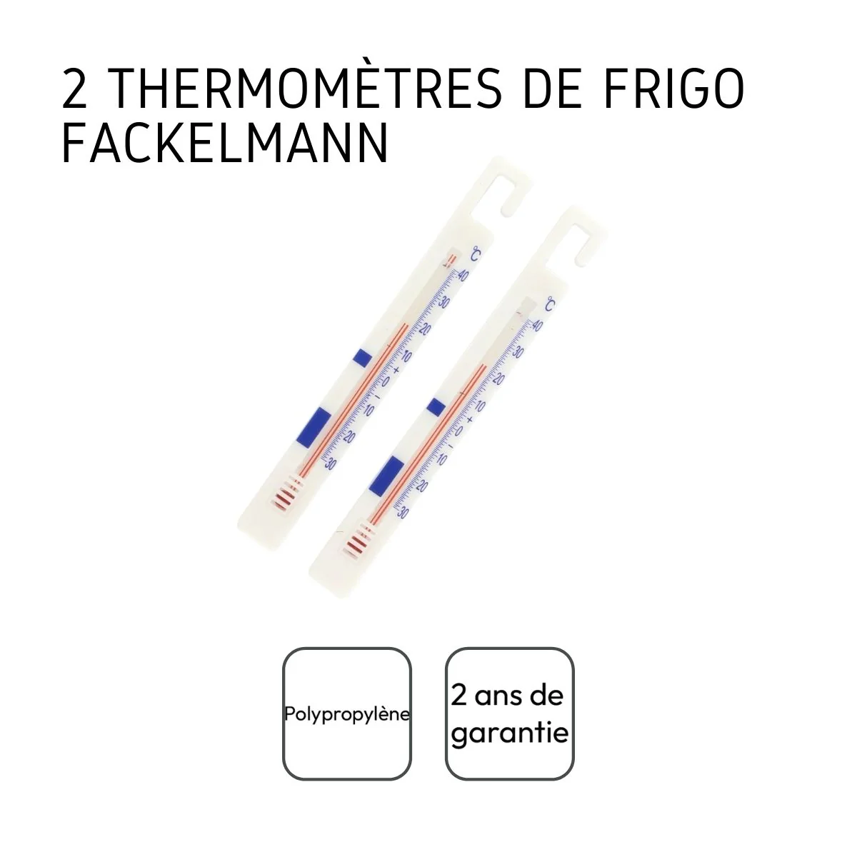 Lot de 2 thermomètres réfrigérateur FM Professional - Image 4