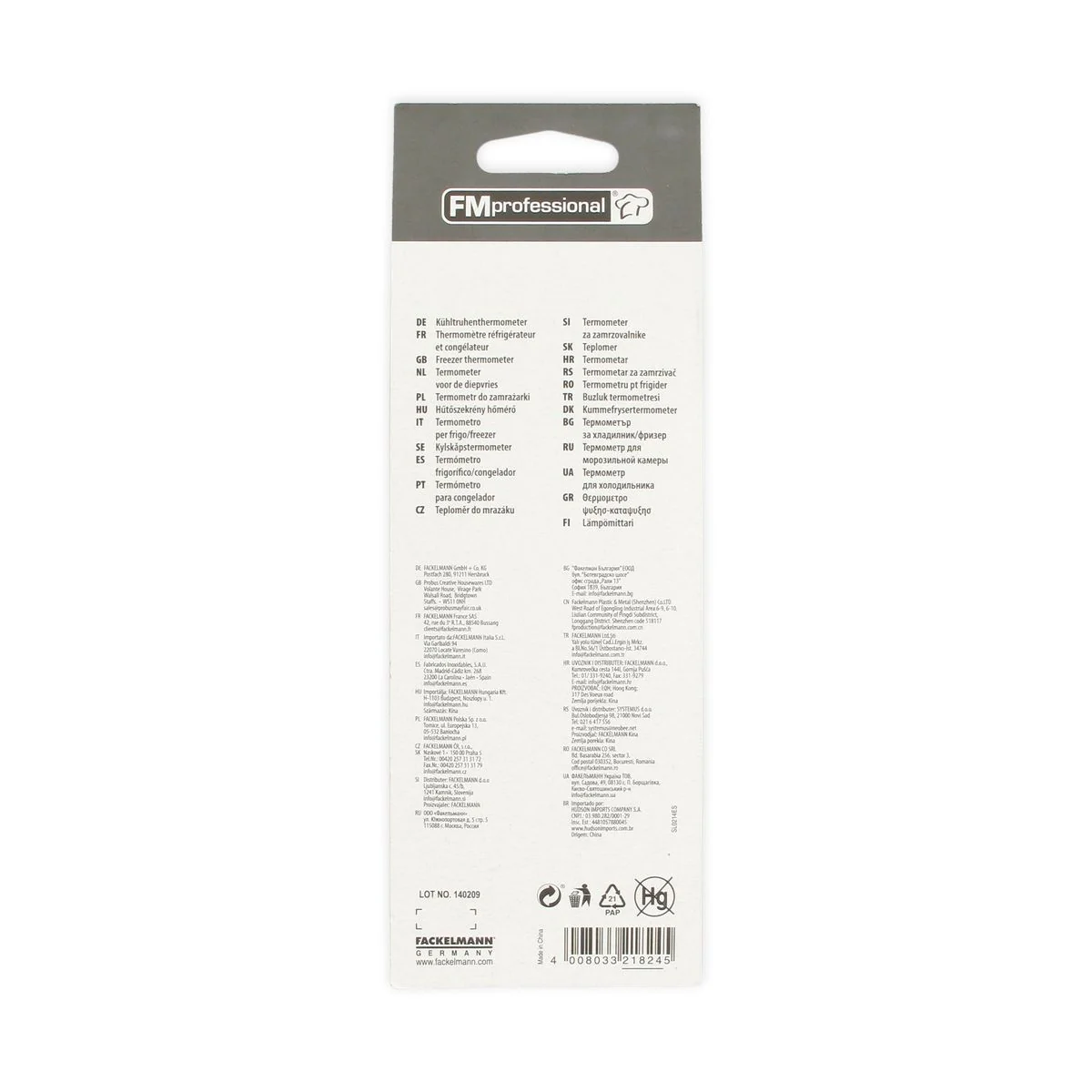 Lot de 2 thermomètres réfrigérateur FM Professional - Image 6