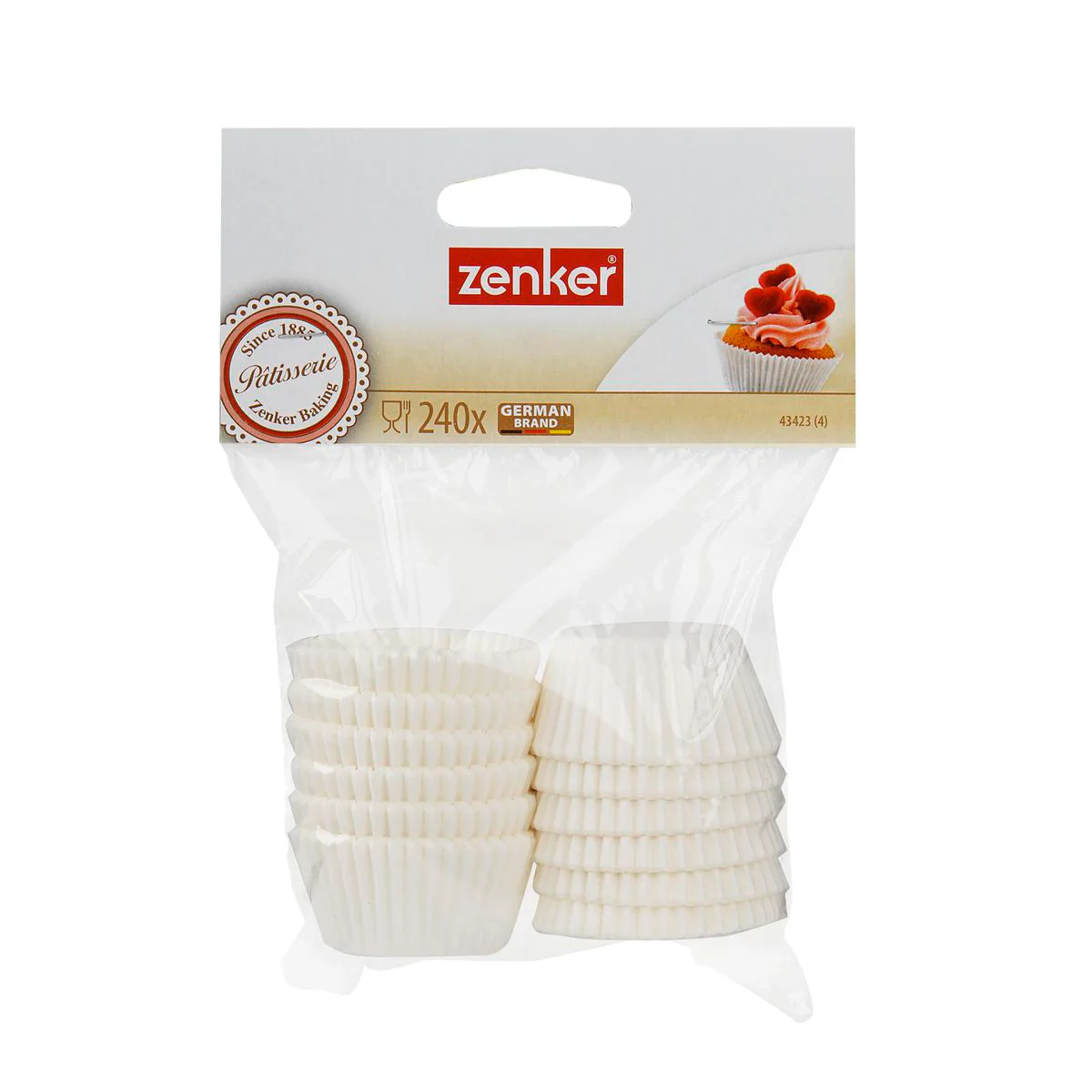 Lot de 240 moules à muffins en papier 3 cm Zenker Smart Pastry - Image 5