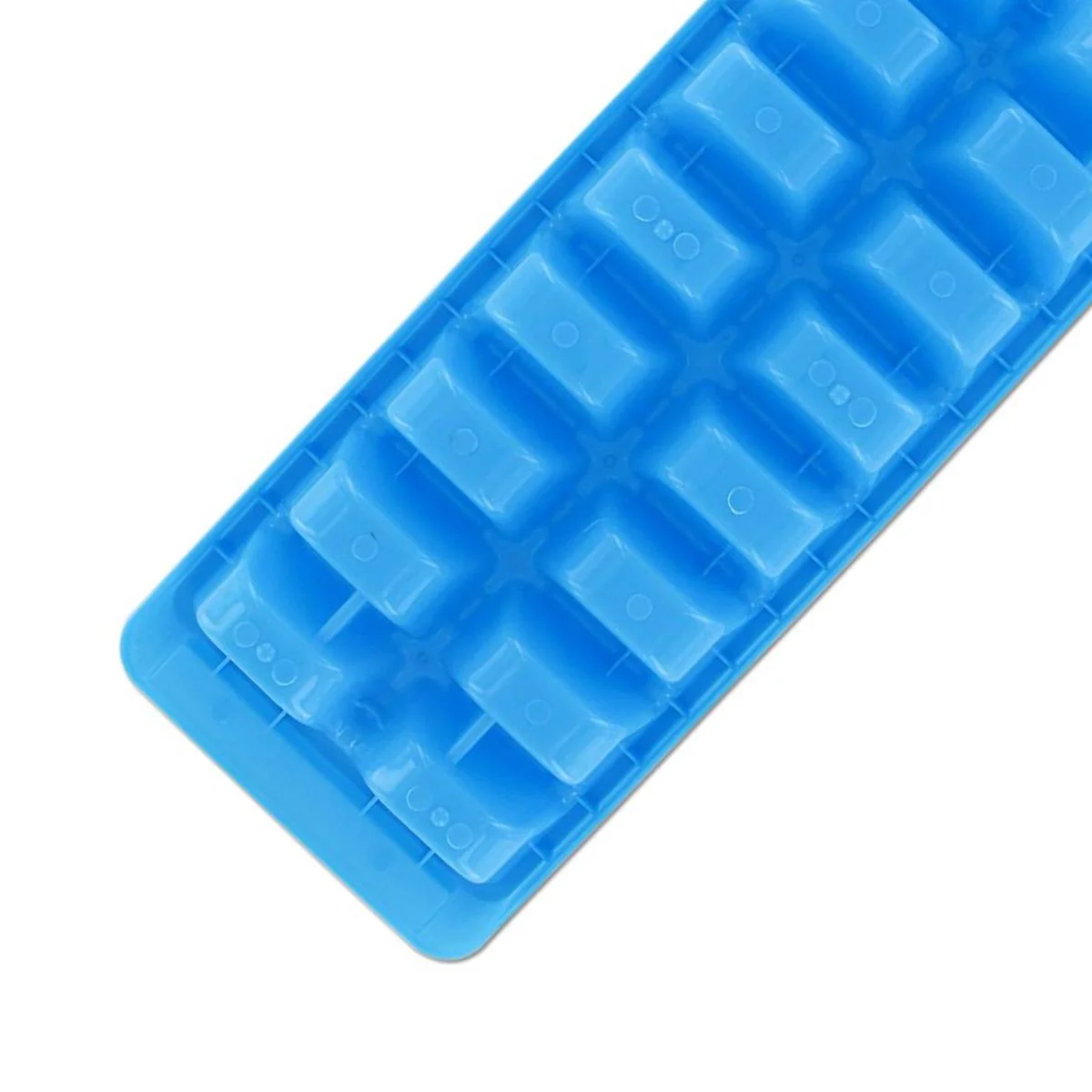 Lot de 3 bacs à glaçons bleus de 16 glaçons Fackelmann - Image 5
