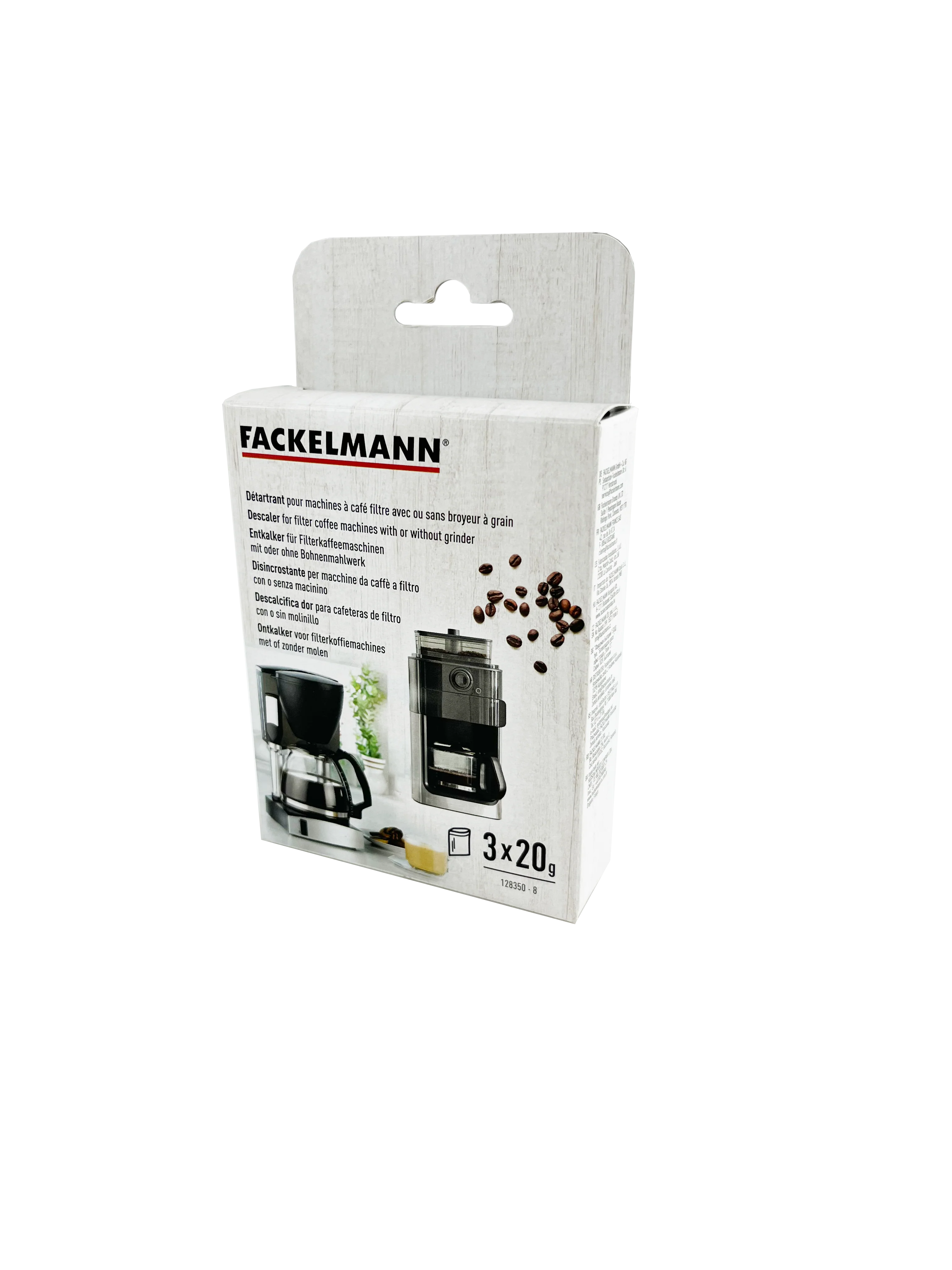 Détartrant pour machines à café filtre avec ou sans broyeur à grains Fackelmann Petit Déjeuner - Image 2