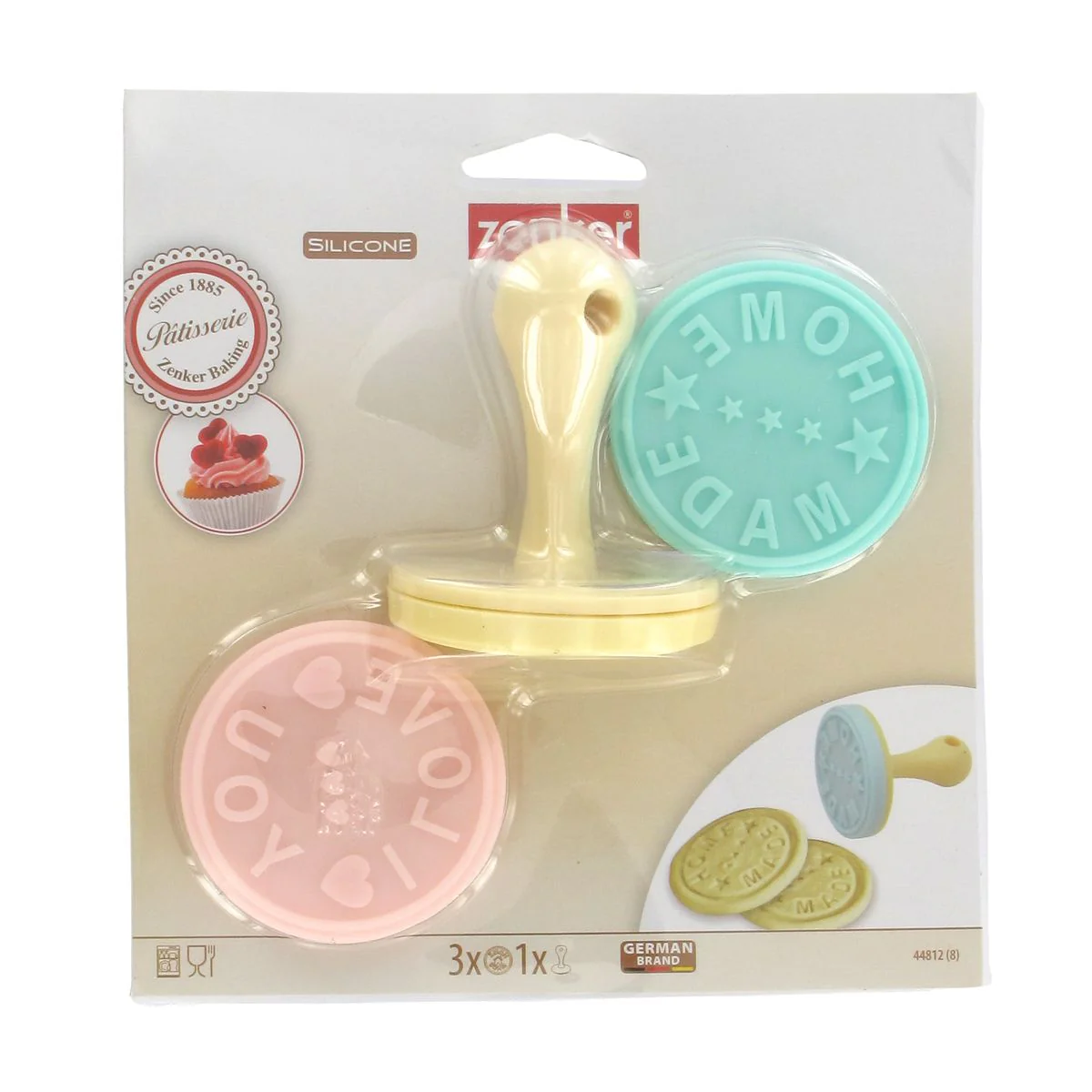 Lot de 3 tampons à pâtisserie pour biscuits Zenker - Image 5