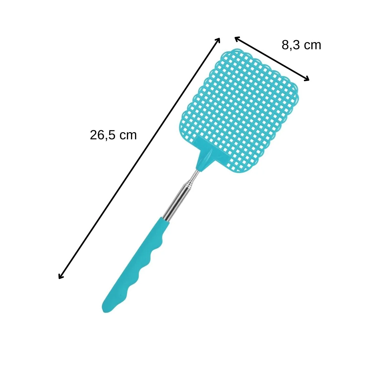 Lot de 3 tapettes à mouche avec manche télescopique Fackelmann Tecno - Image 3