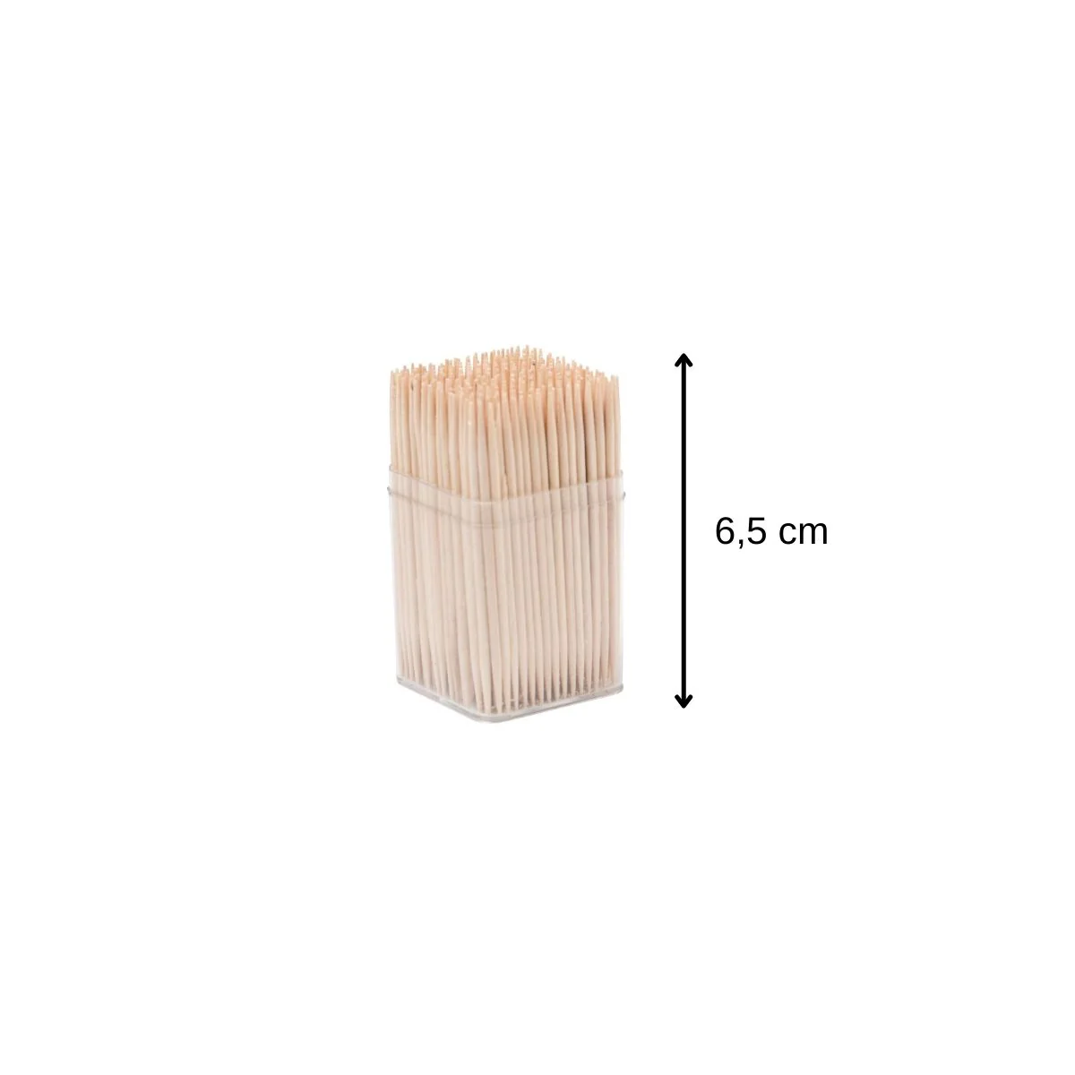Lot de 300 cure-dents en bois dans une boîte avec couvercle Fackelmann Wood Edition - Image 3