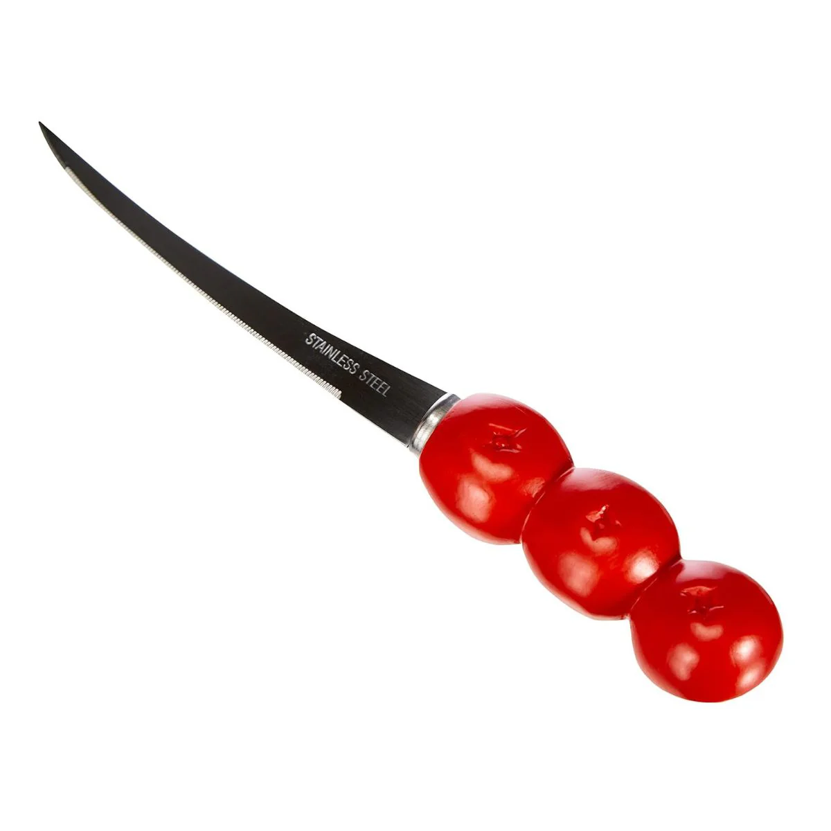 Lot de 4 couteaux à tomates lame crantée 11 cm Fackelmann - Image 4