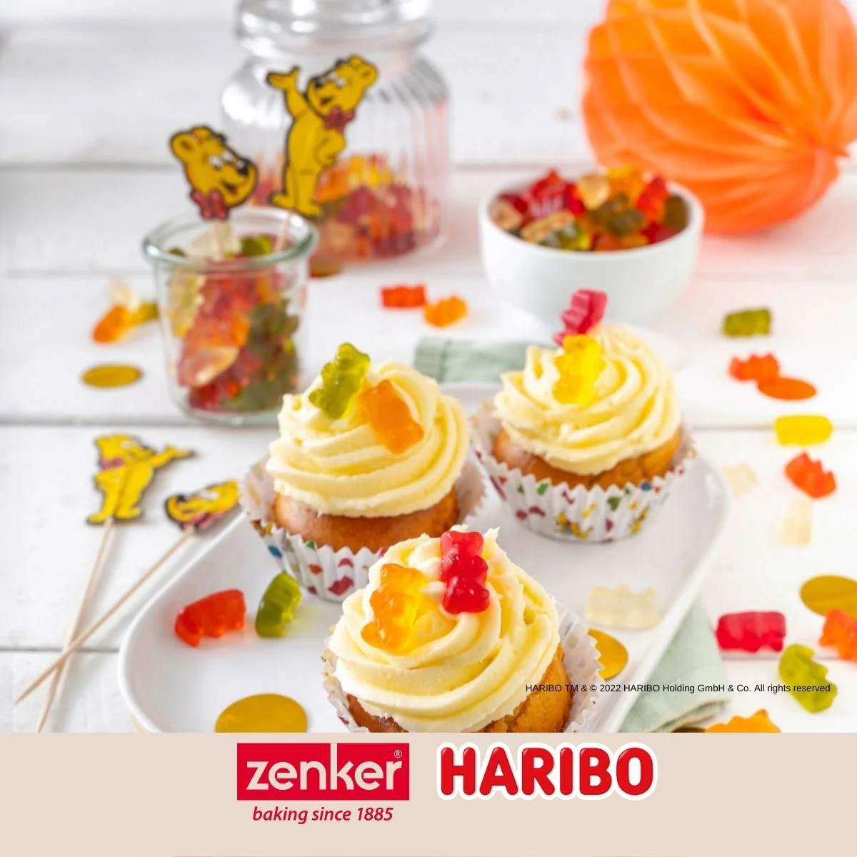 Lot de 48 piques décorés Zenker Haribo - Image 6