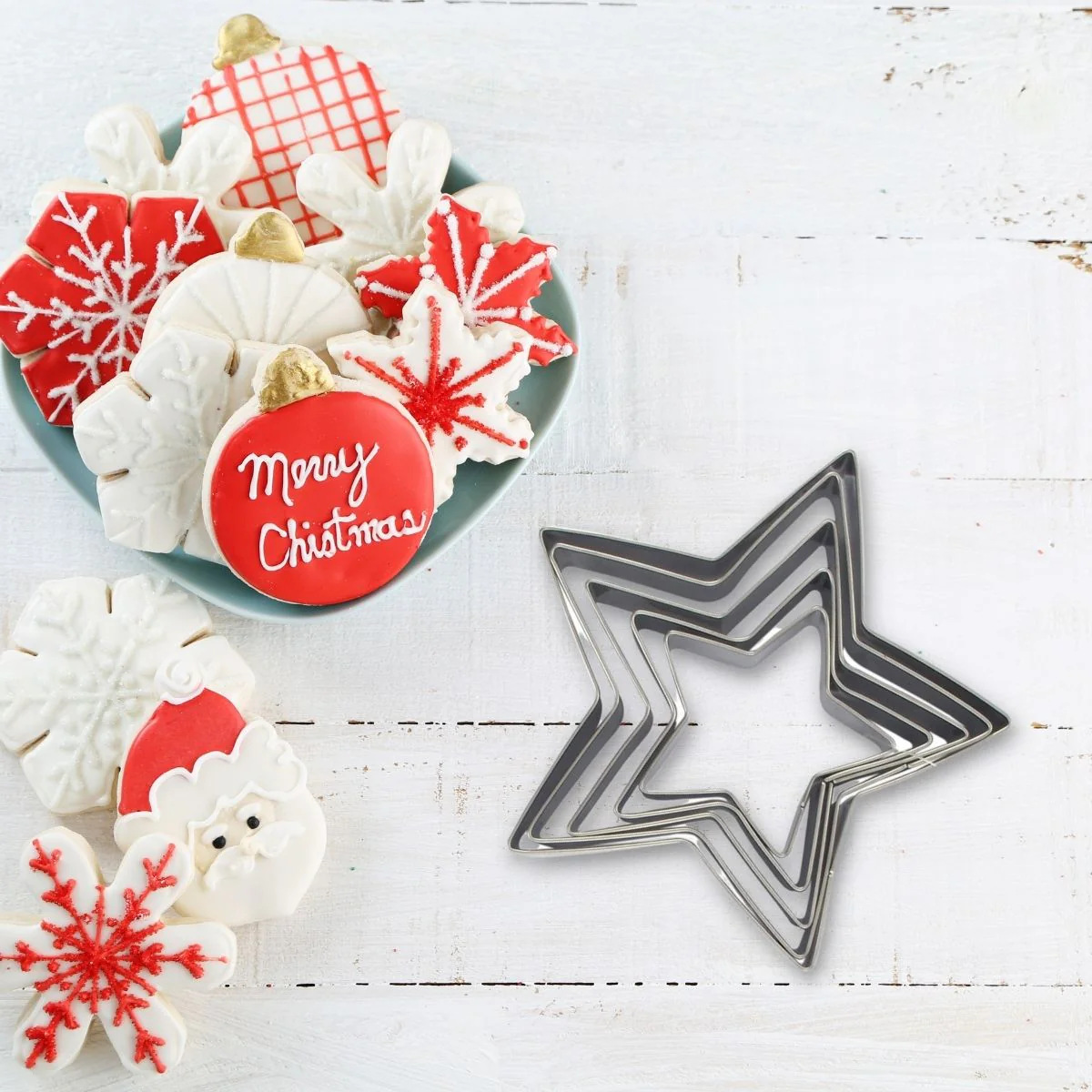 Lot de 5 emporte-pièces de Noël en forme d'étoile Zenker Emporte-pièces - Image 2