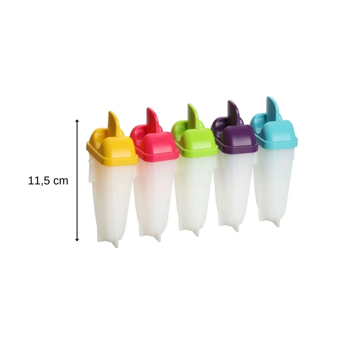 Lot de 5 moules pour glaces à l'eau maison Fackelmann - Image 3
