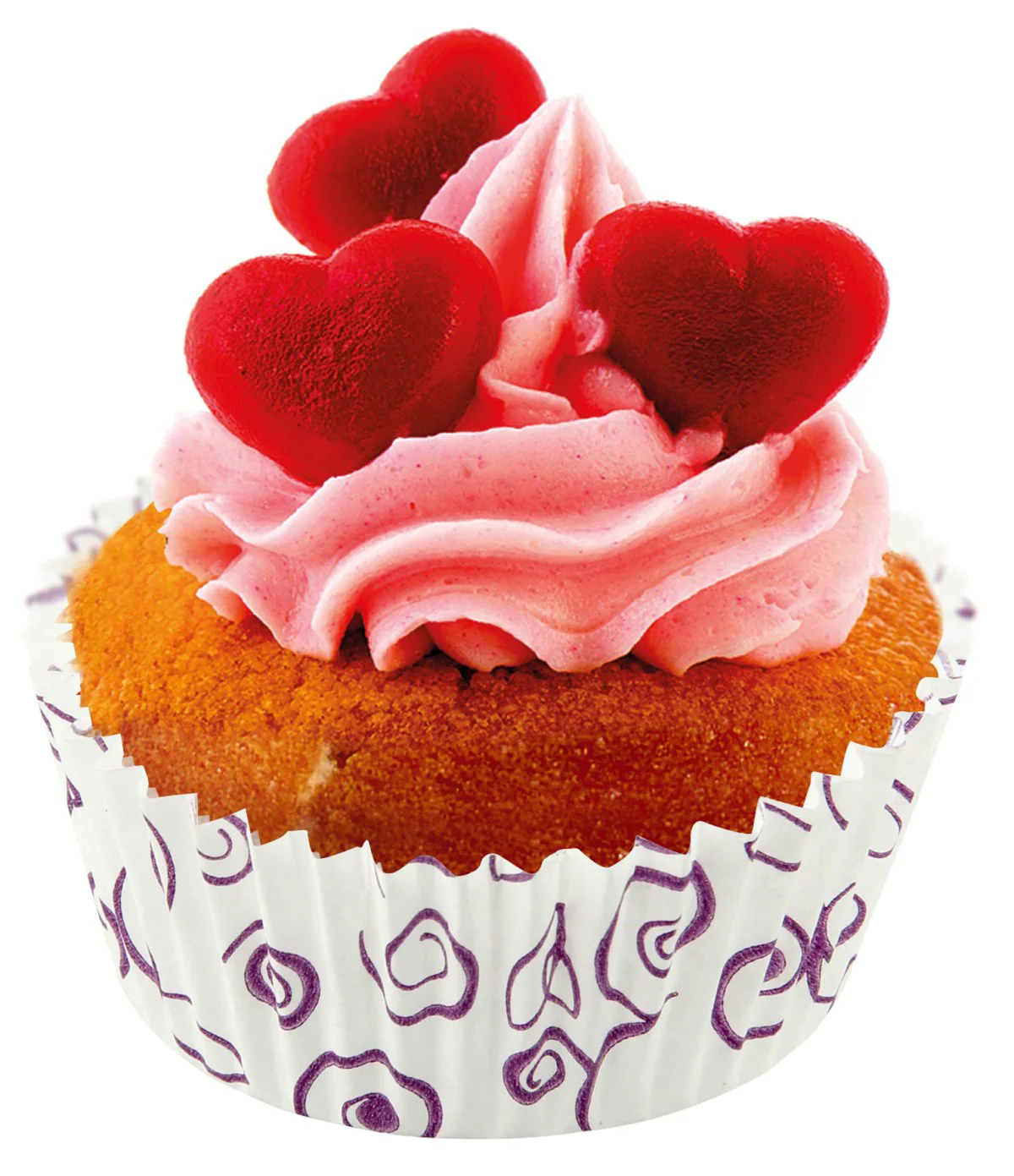 Lot de 50 moules à muffins en papier motif fleur violette 7 cm Zenker Smart Pastry - Image 5