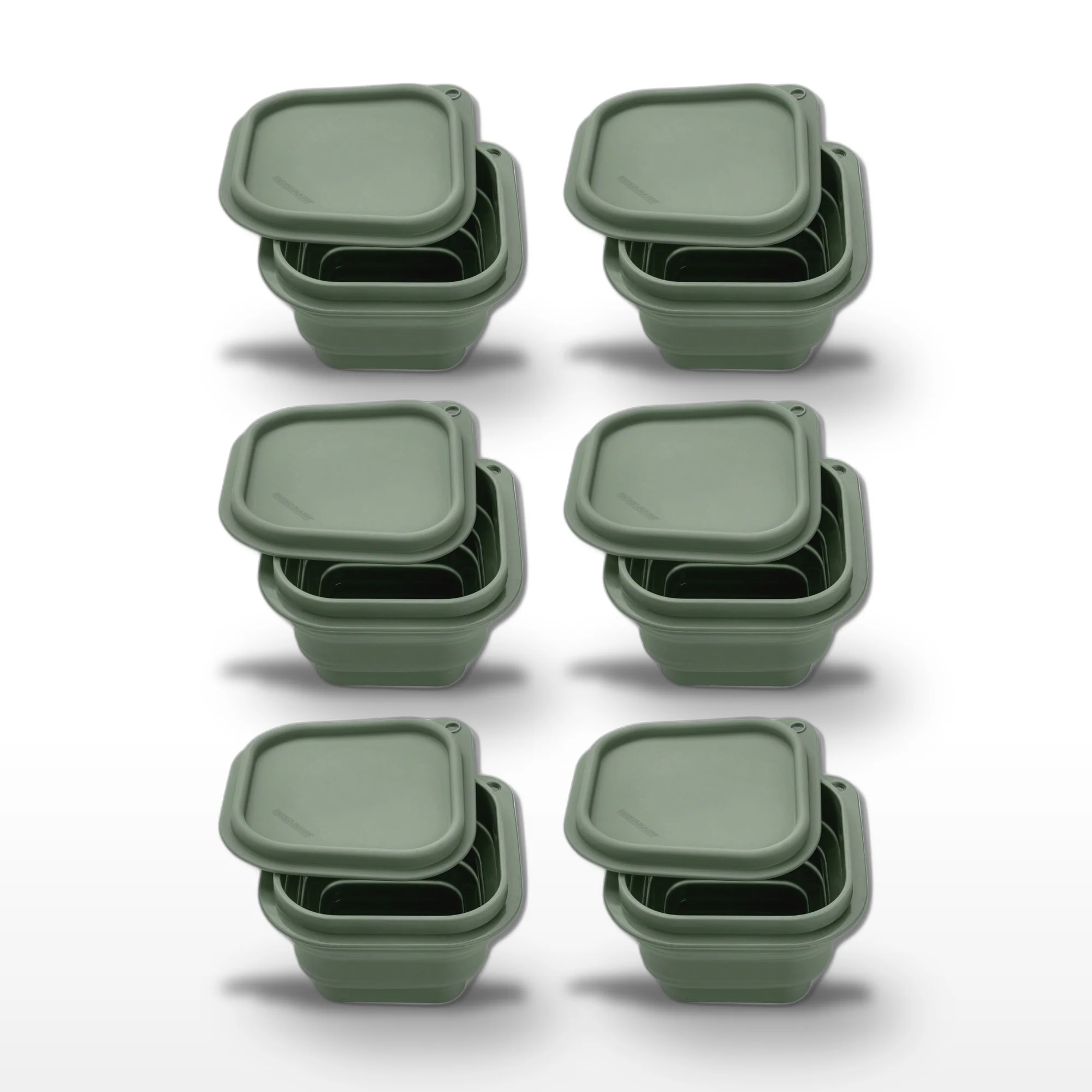 Lot de 6 boîtes hermétiques 13 cl avec 6 ustensiles de cuisine Fackelmann Storage