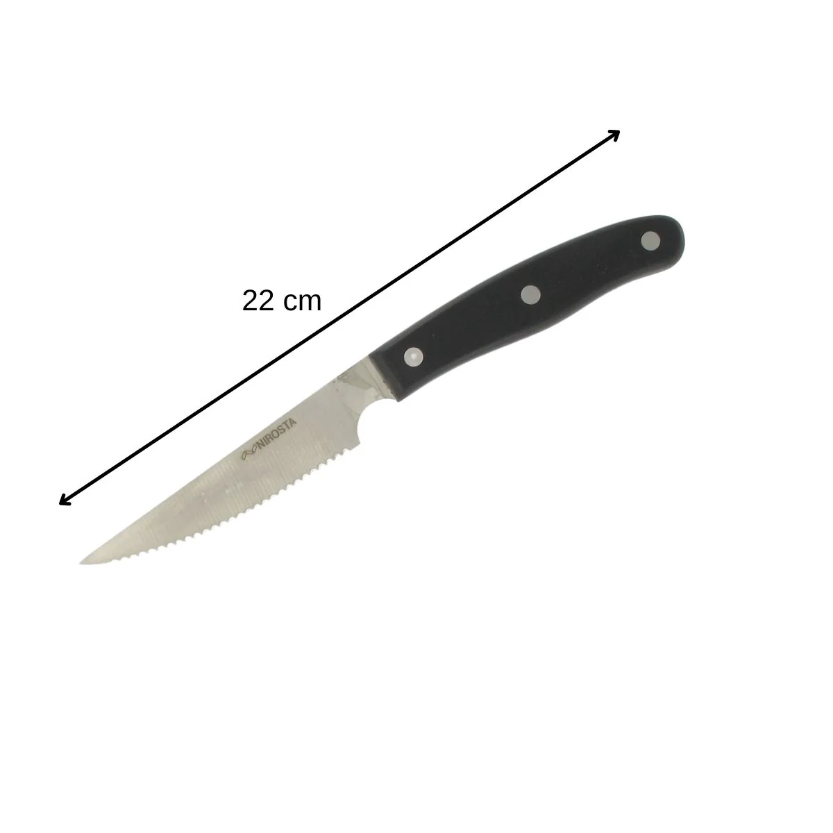 Lot de 6 couteaux à steak 22 cm Nirosta Fit - Image 3