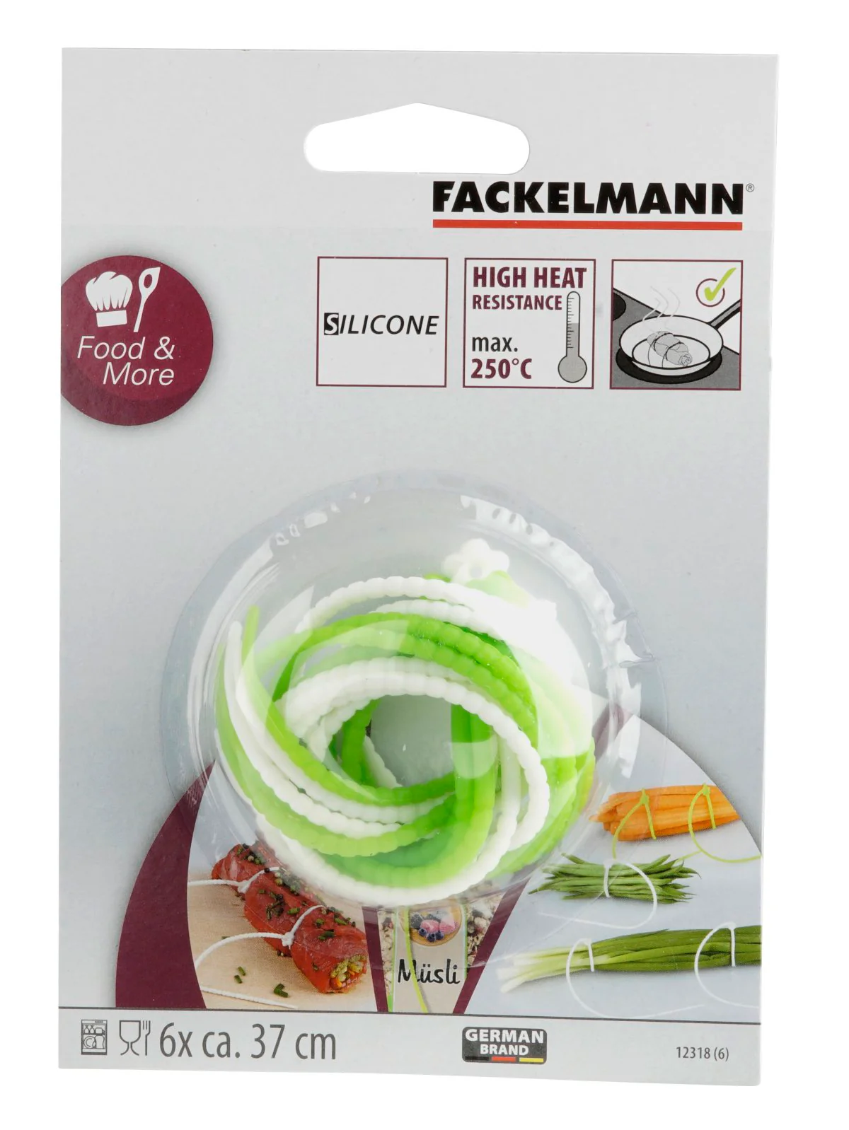 Lot de 6 ficelles alimentaires réemployables en silicone Fackelmann Basic - Image 6