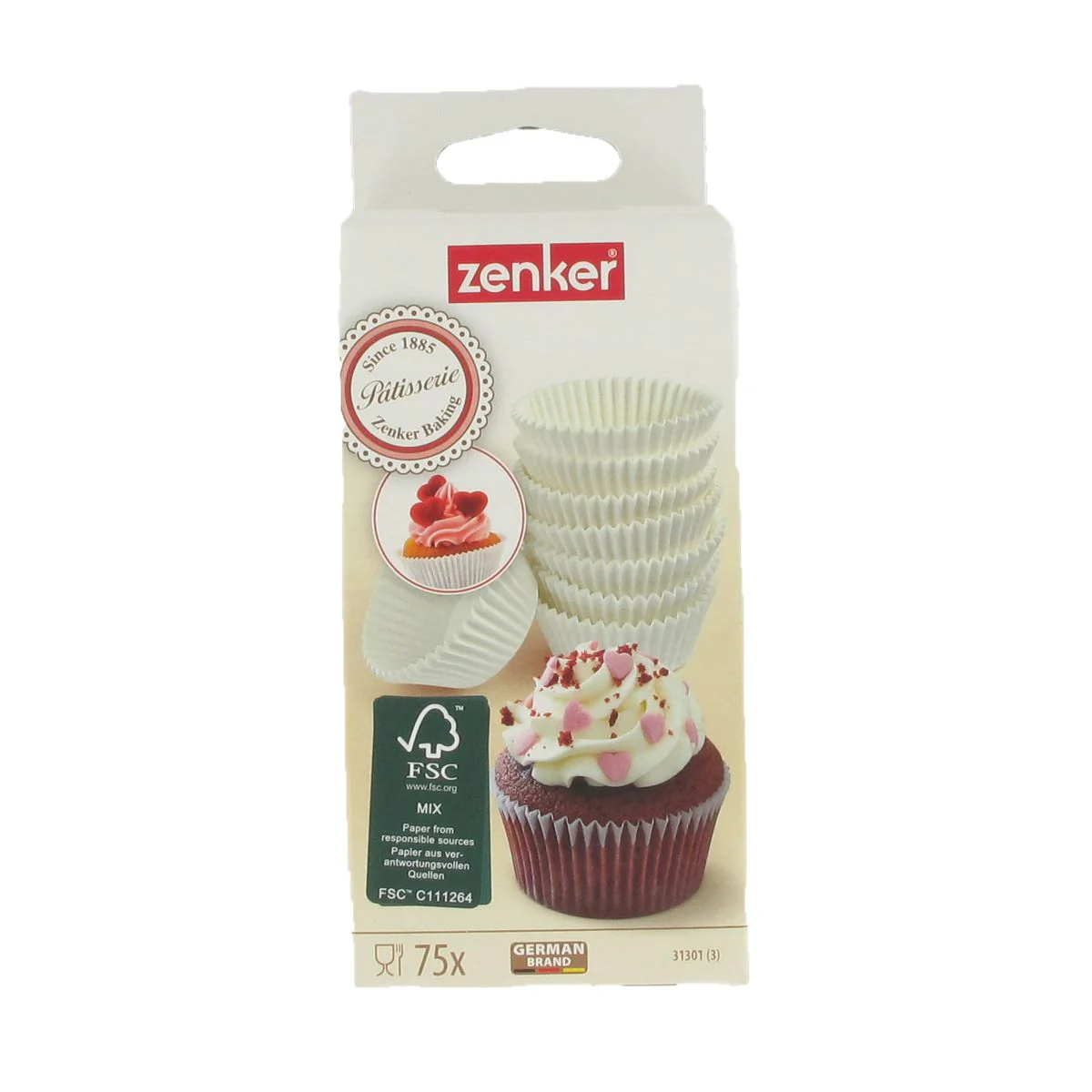 Lot de 75 moules à muffins en papier 5 cm Zenker Smart Pastry - Image 6